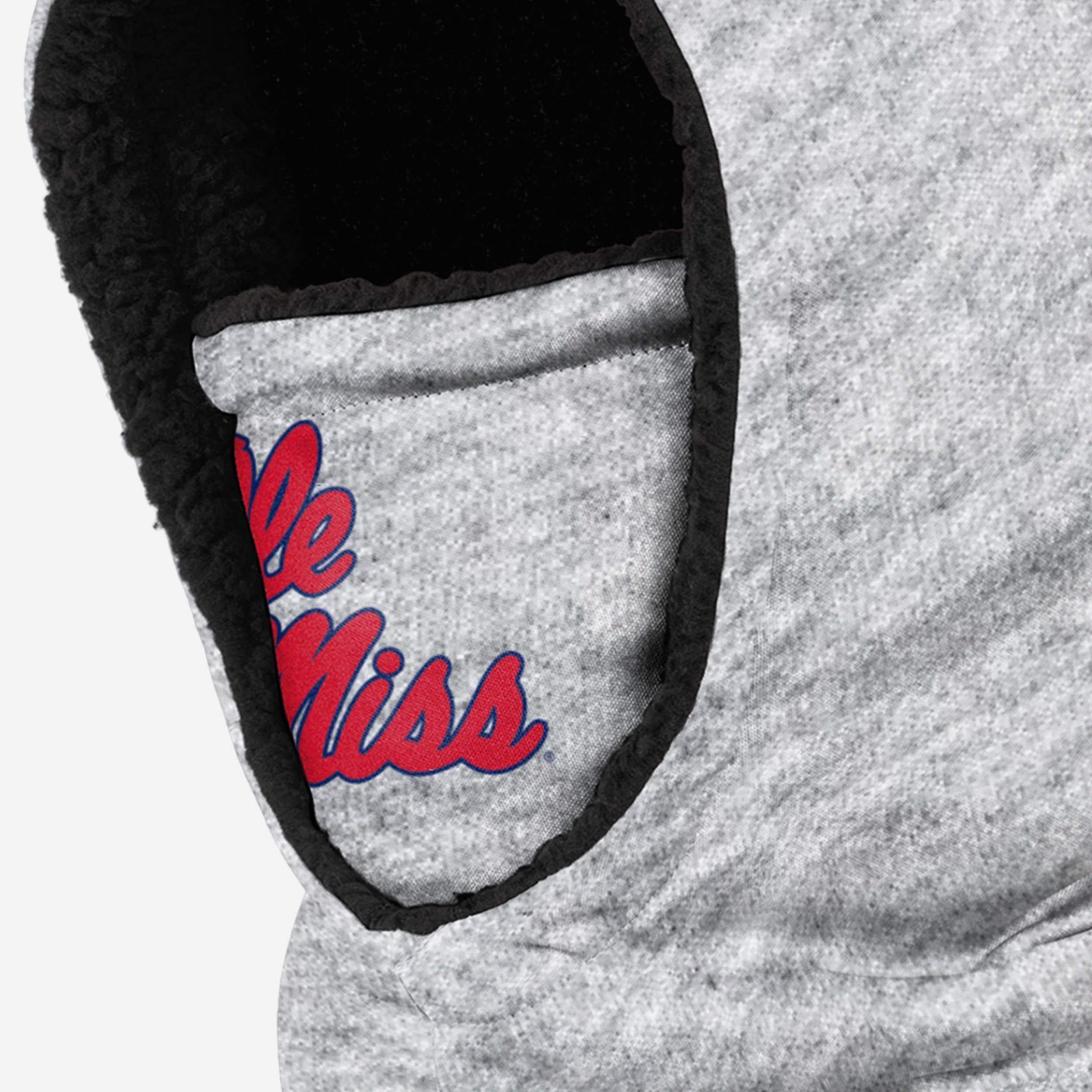 Ole Miss Rebels Heather Grey Big Logo Hooded Gaiter - Your Ultimate Cold-Weather Companion
