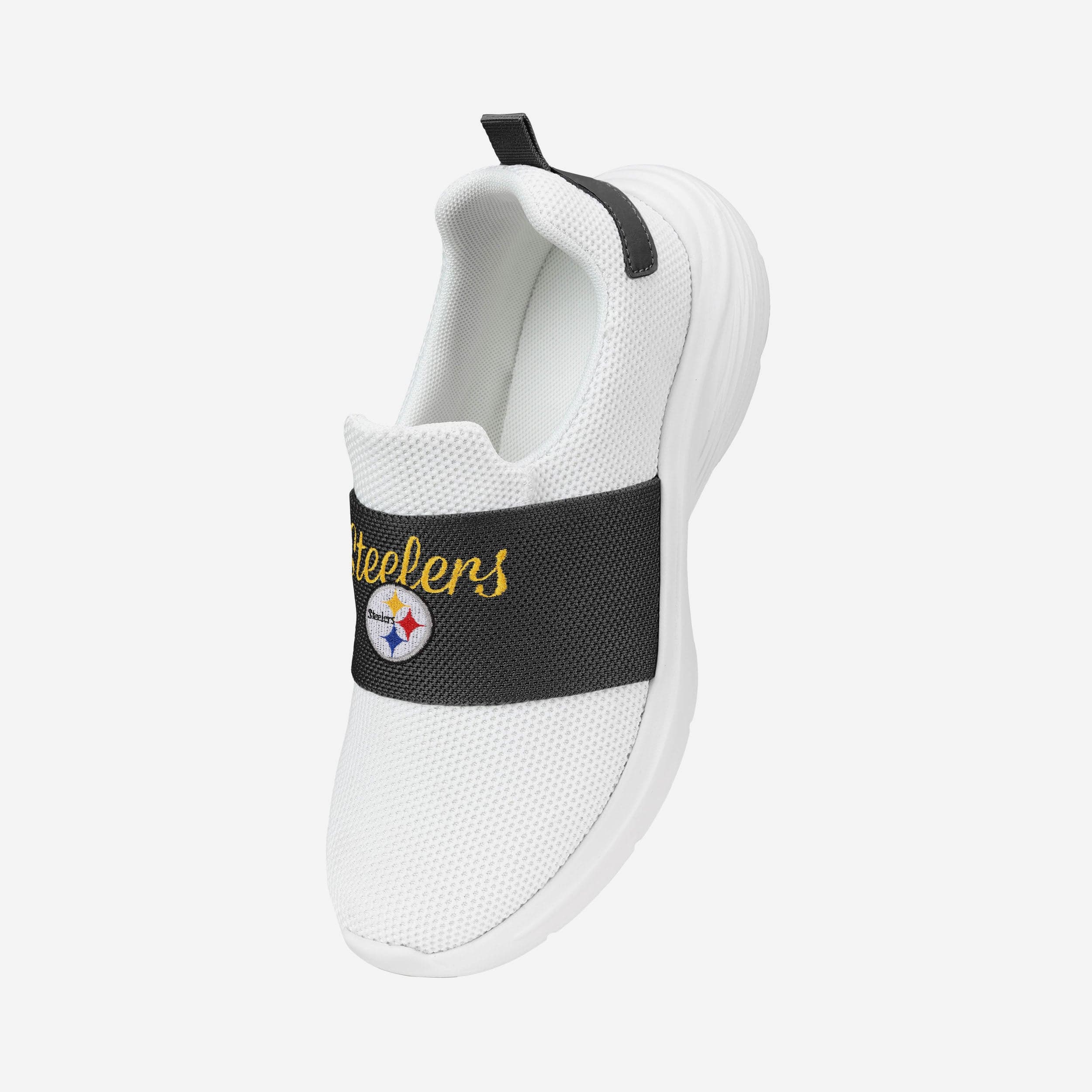 Pittsburgh Steelers Women's Stylish White Slip-On Sneakers