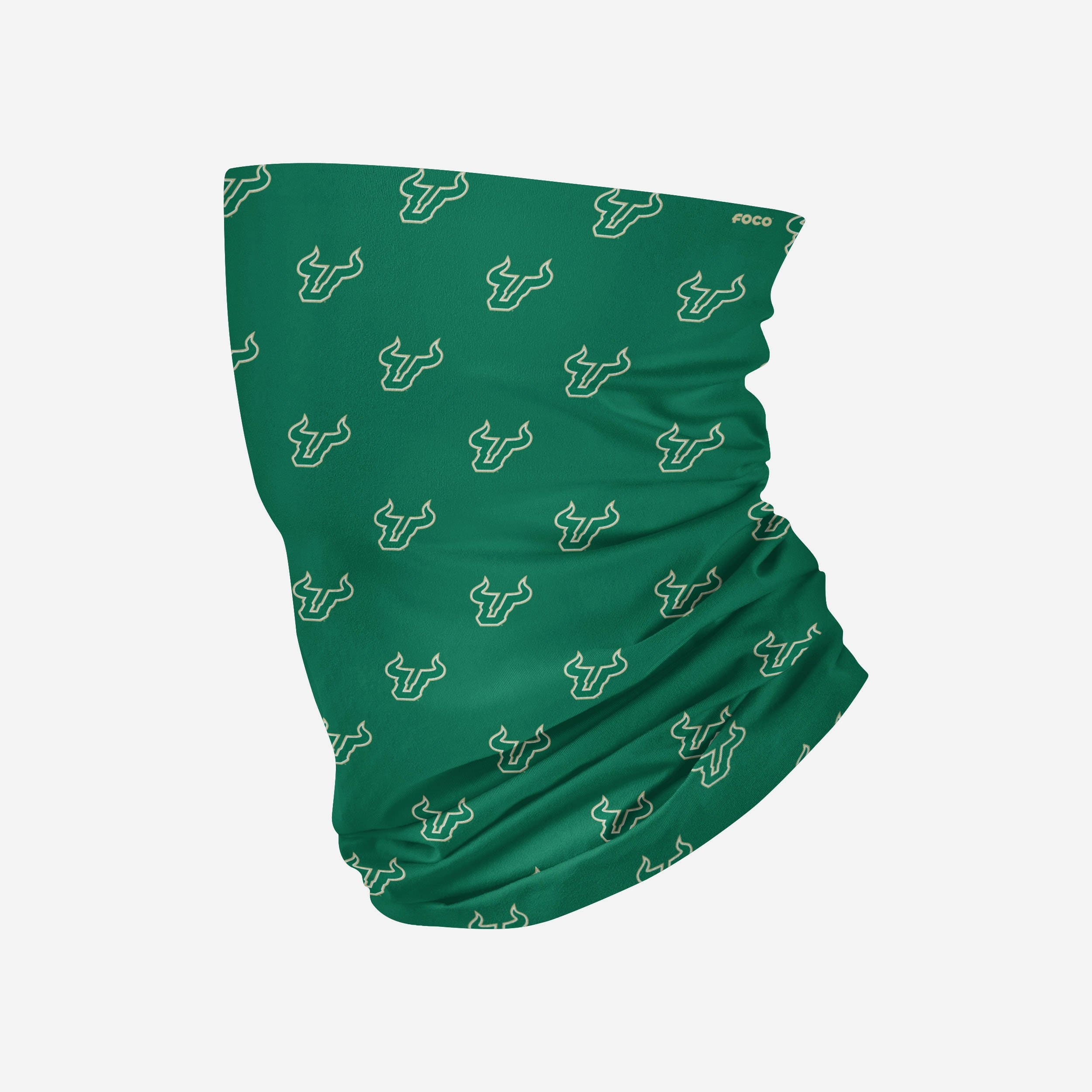 South Florida Bulls Mini Print Logo Gaiter Scarf - Show Your Team Spirit!