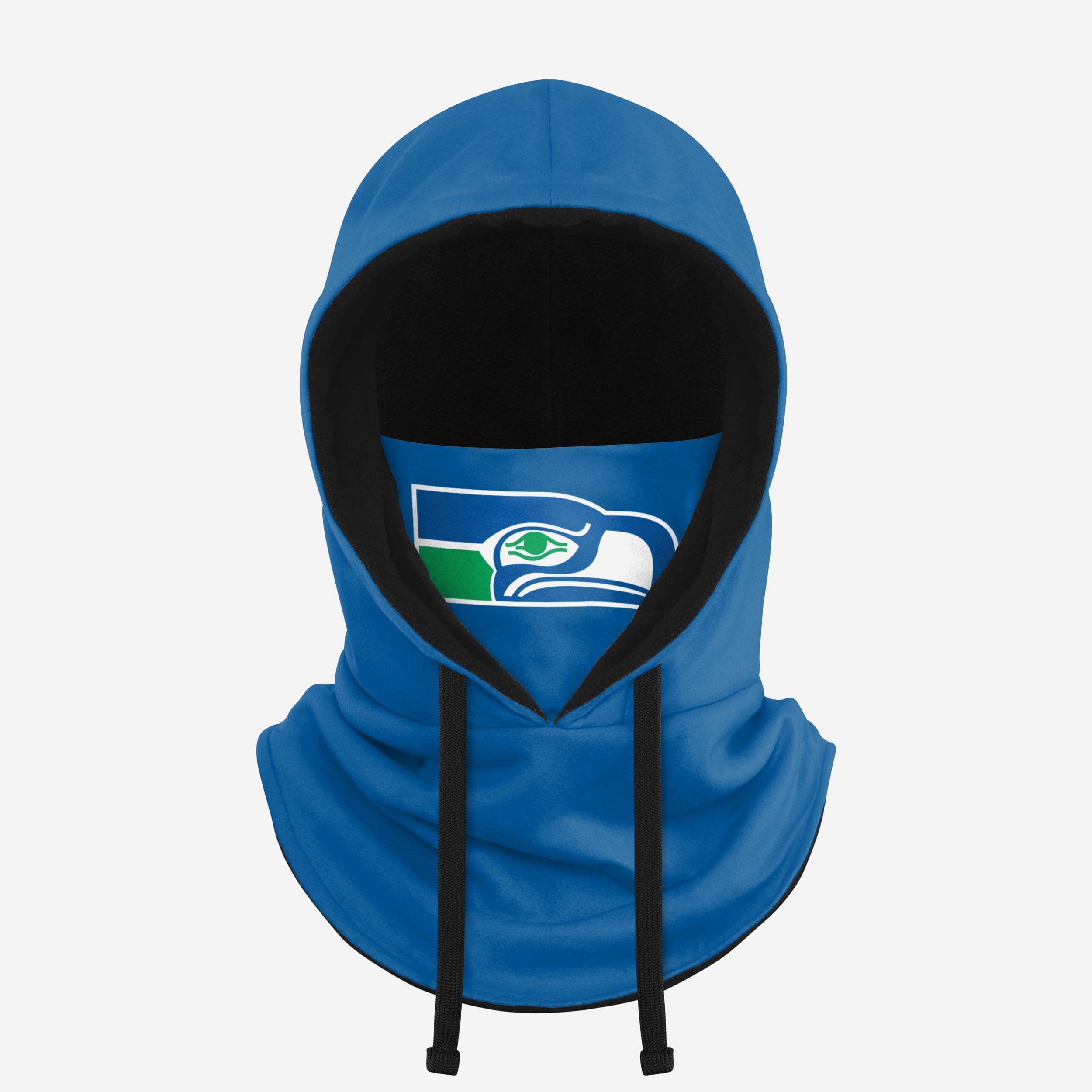 Seattle Seahawks Retro Drawstring Hooded Gaiter - A Must - Have for Fans!