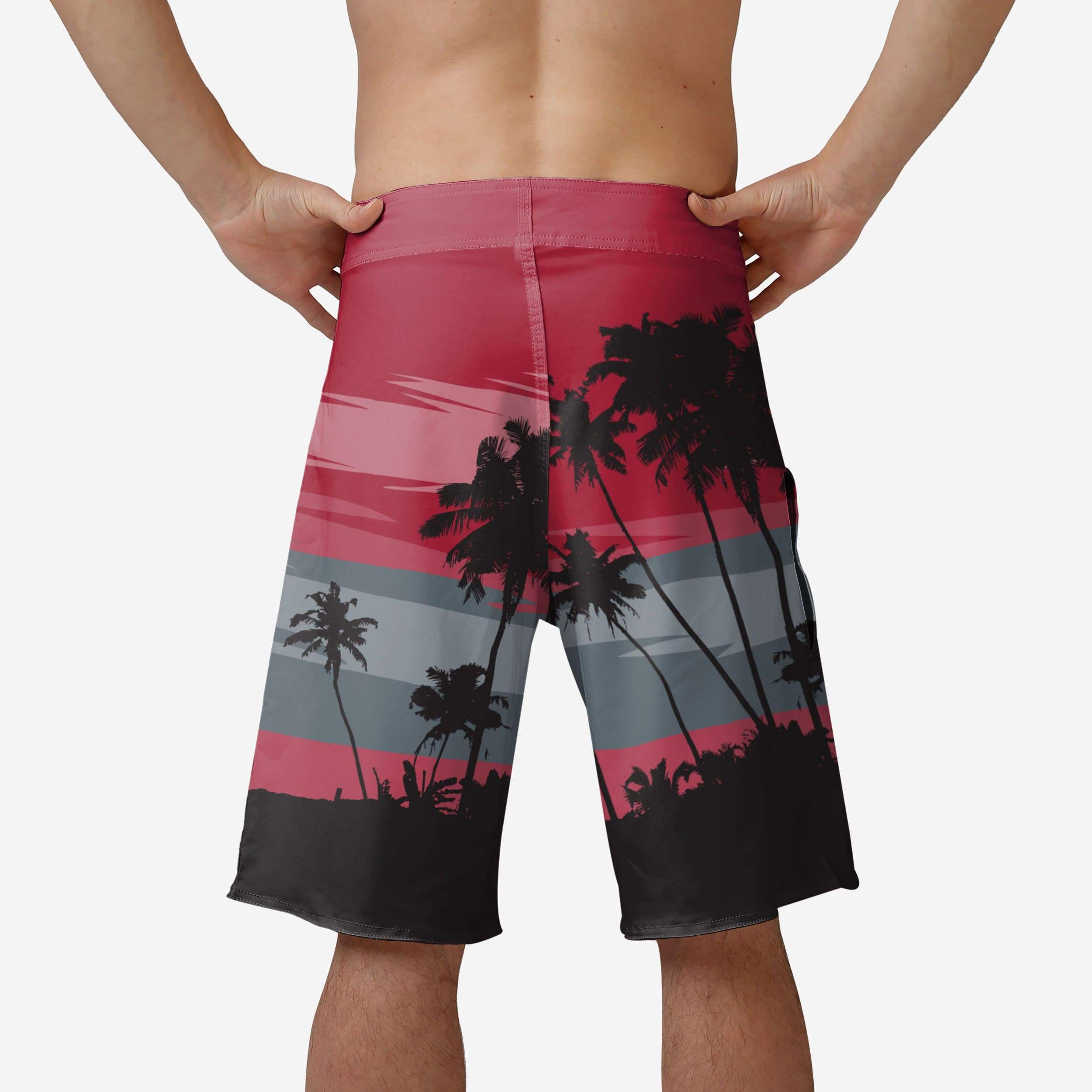 Washington State Cougars Tropical Sunset Boardshorts - Style for Spring and Summer!