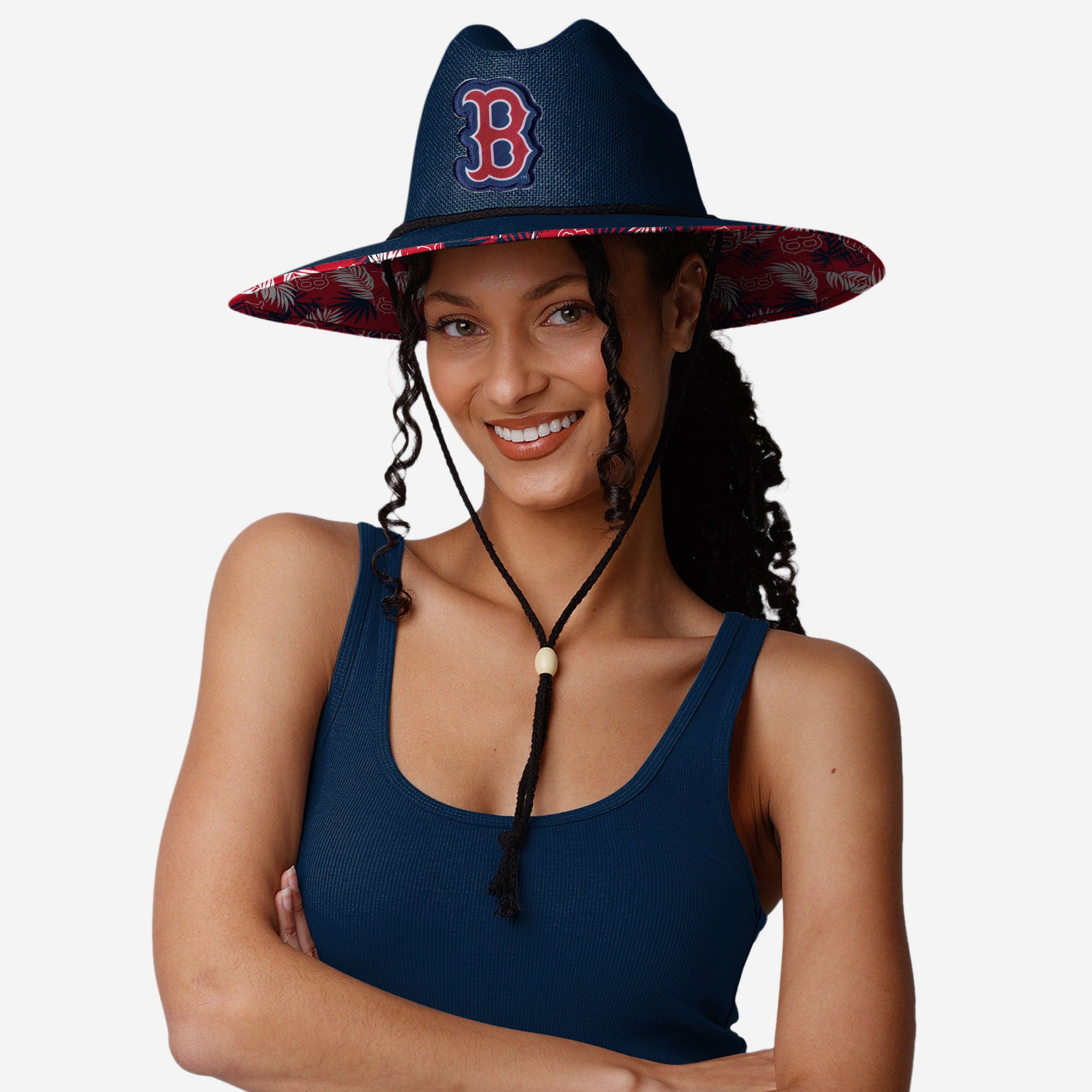 Gorgeous Boston Red Sox Team Color Straw Hat