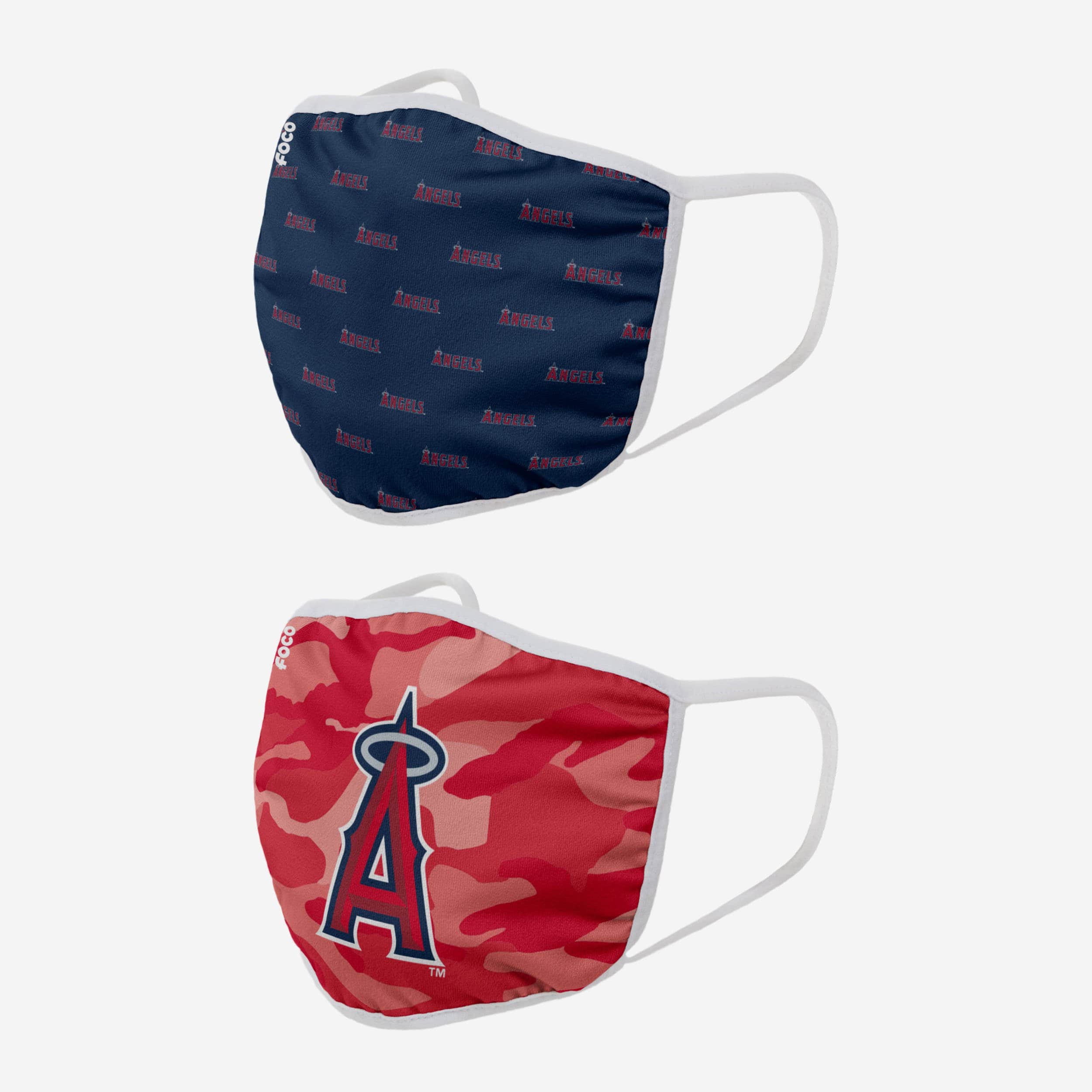 Los Angeles Angels Clutch 2-Pack Fashion Face Covers - Show Your Team Spirit!