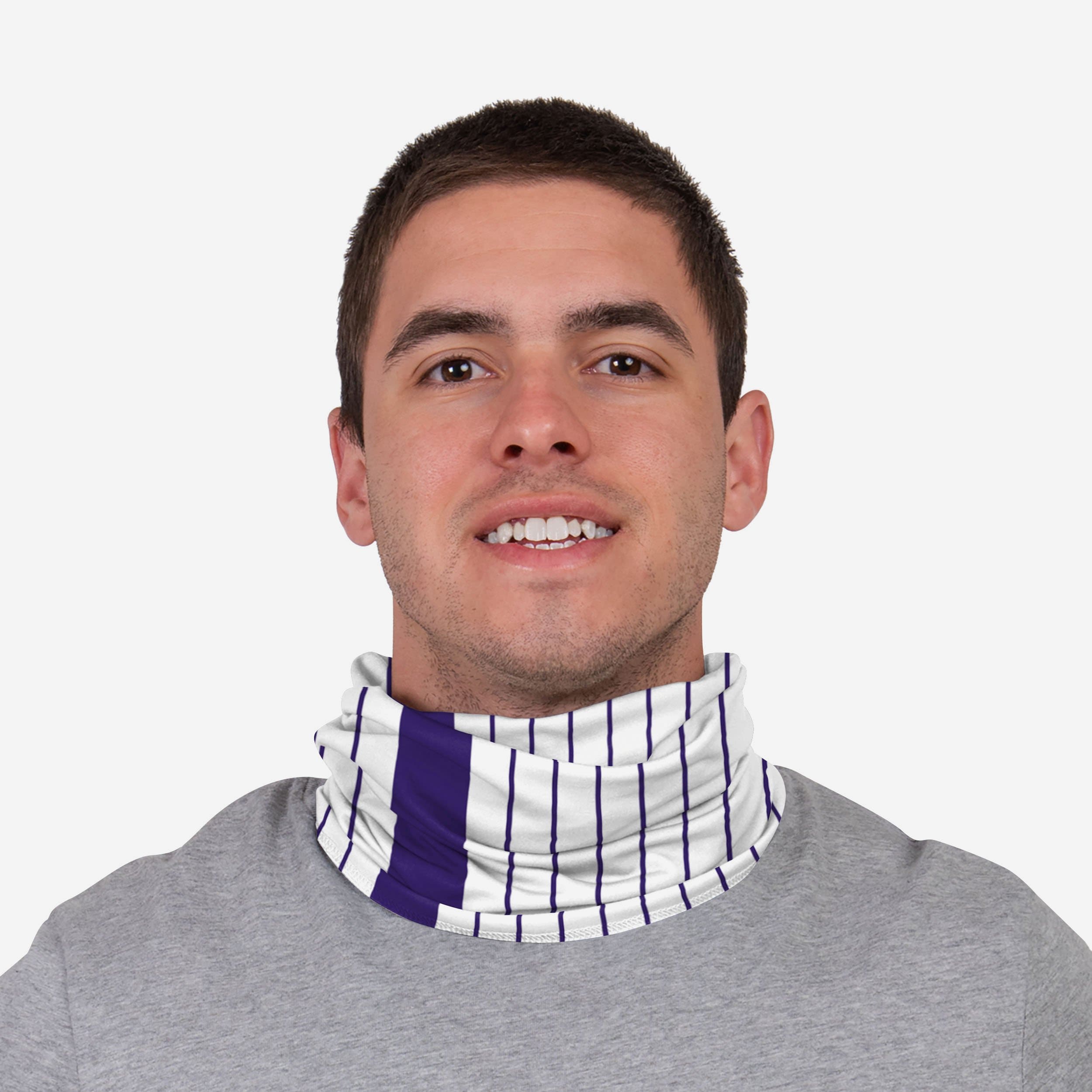 Colorado Rockies Gameday Multifunctional Logo Gaiter Scarf - Show Your Team Spirit!