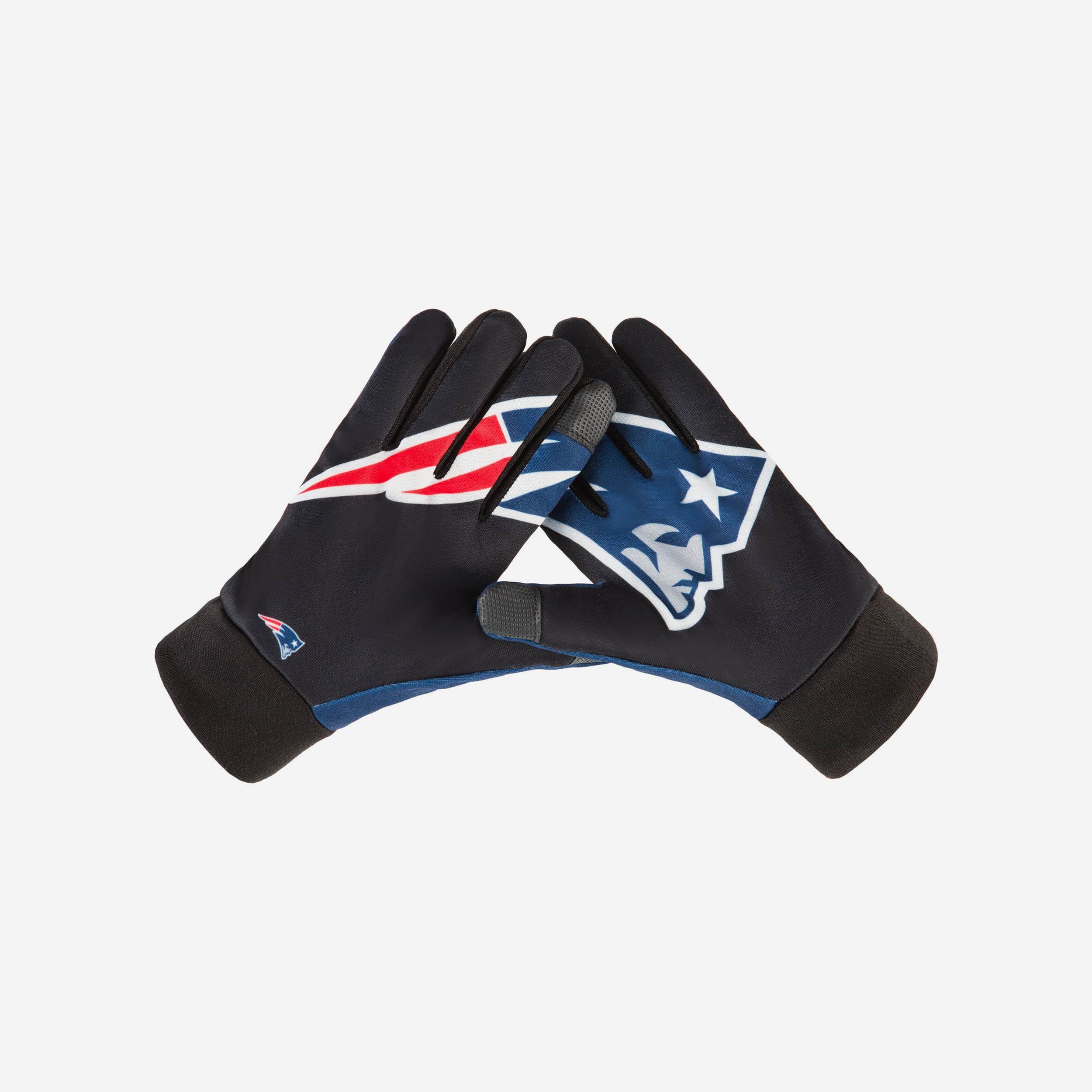 New England Patriots Texting Gloves with Palm Logos