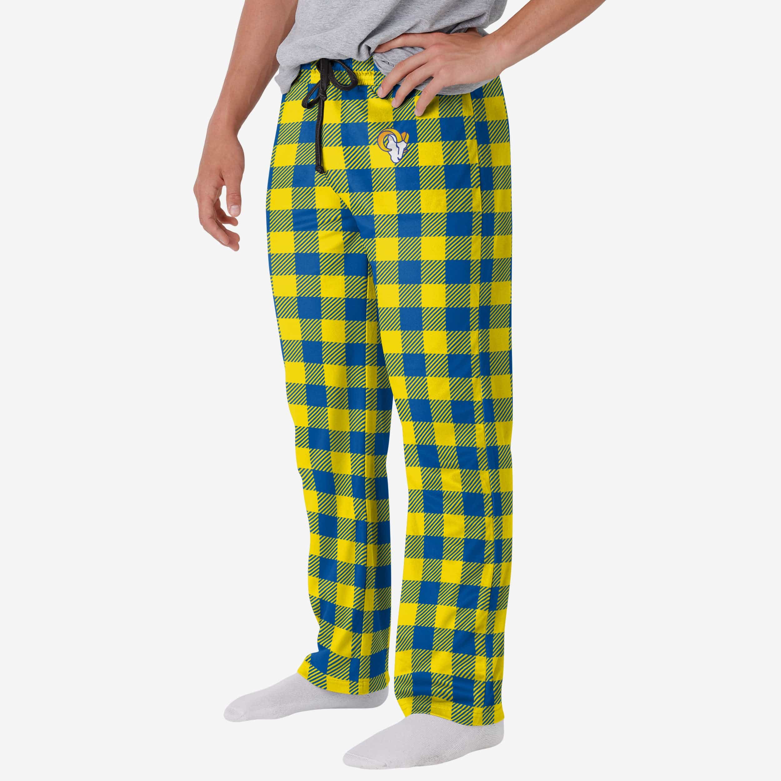 Stunning Los Angeles Rams Buffalo Check Lounge Pants