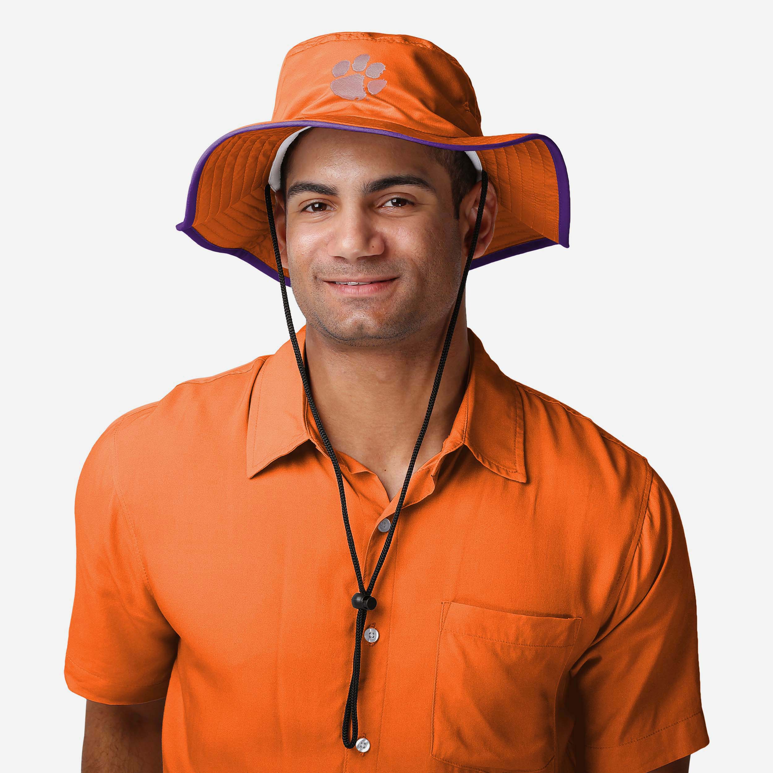 Clemson Tigers Stylish Solid Boonie Hat - Show Your Team Spirit!