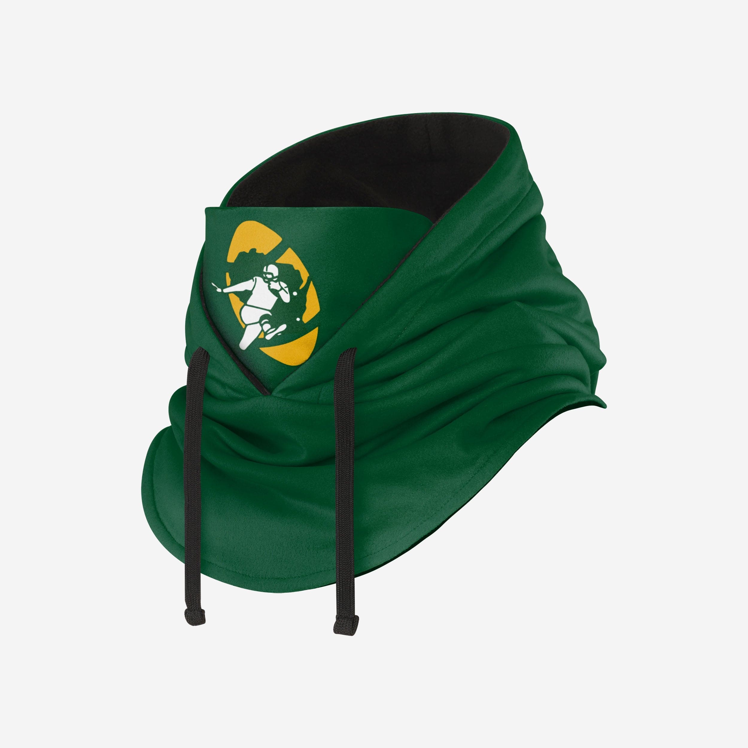 Green Bay Packers Retro Drawstring Hooded Gaiter - A Must-Have for Fans!