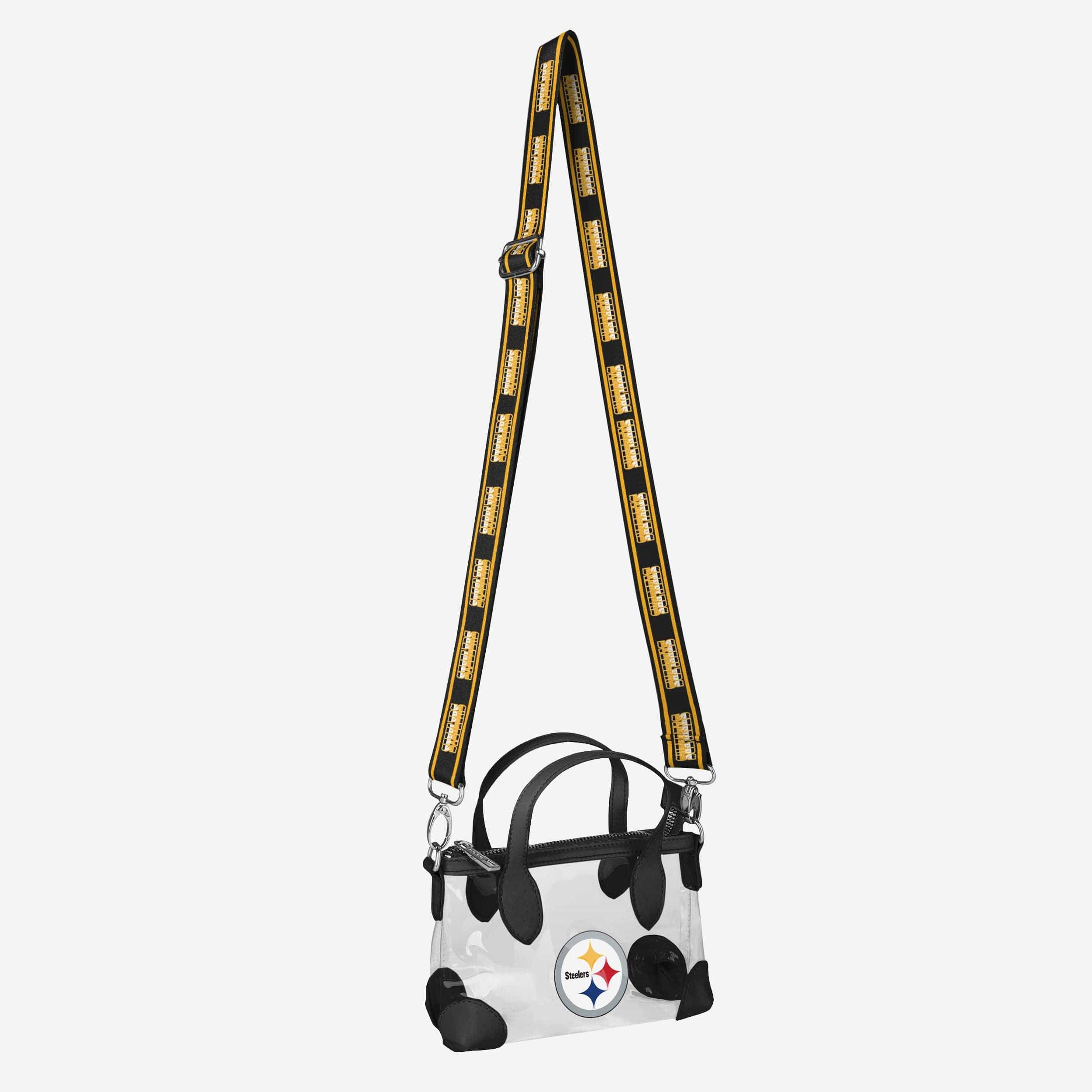 Pittsburgh Steelers Big Logo Clear Mini Crossbody Purse - Show Your Fandom!
