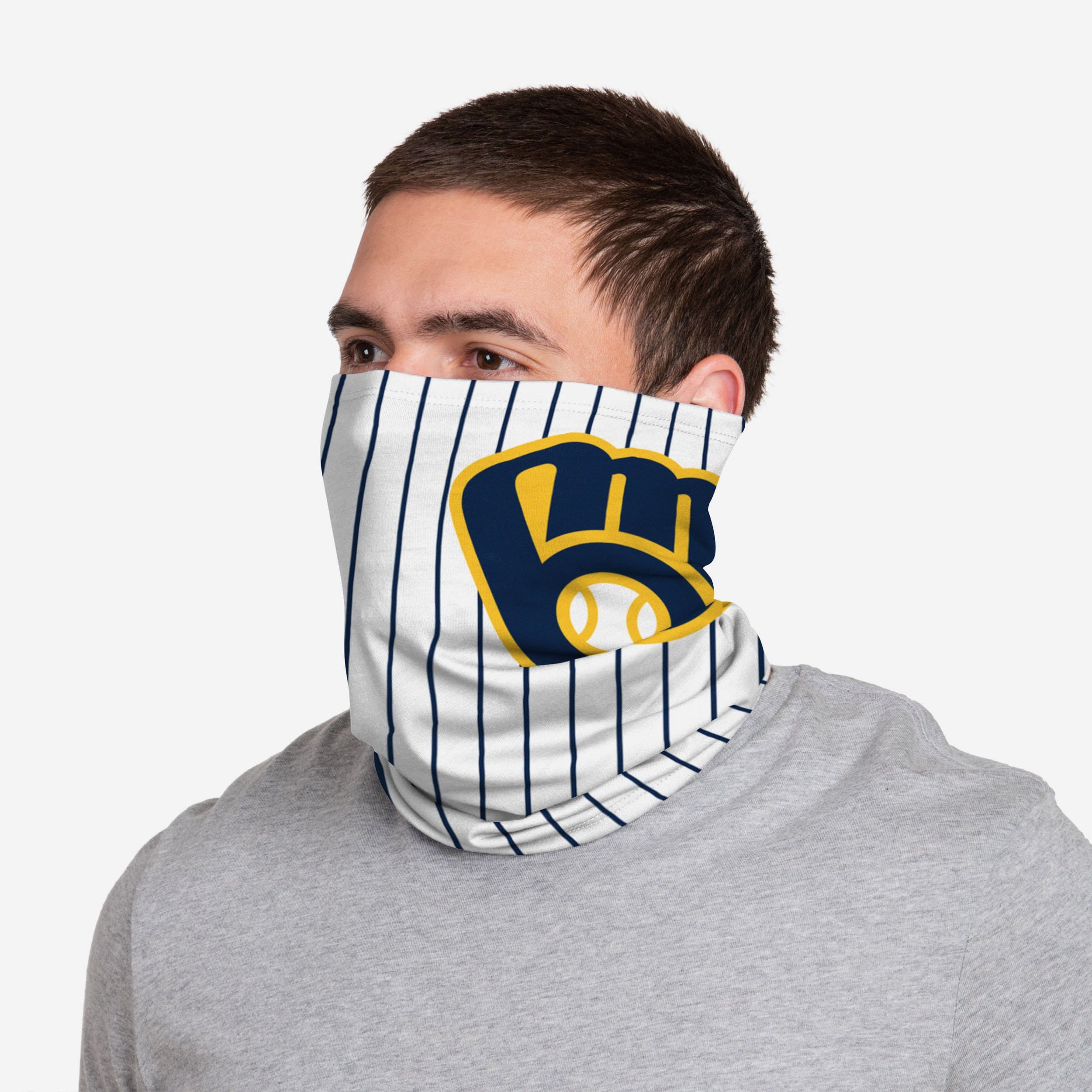 Milwaukee Brewers Big Logo Gameday Gaiter Scarf - Show Your Team Spirit!