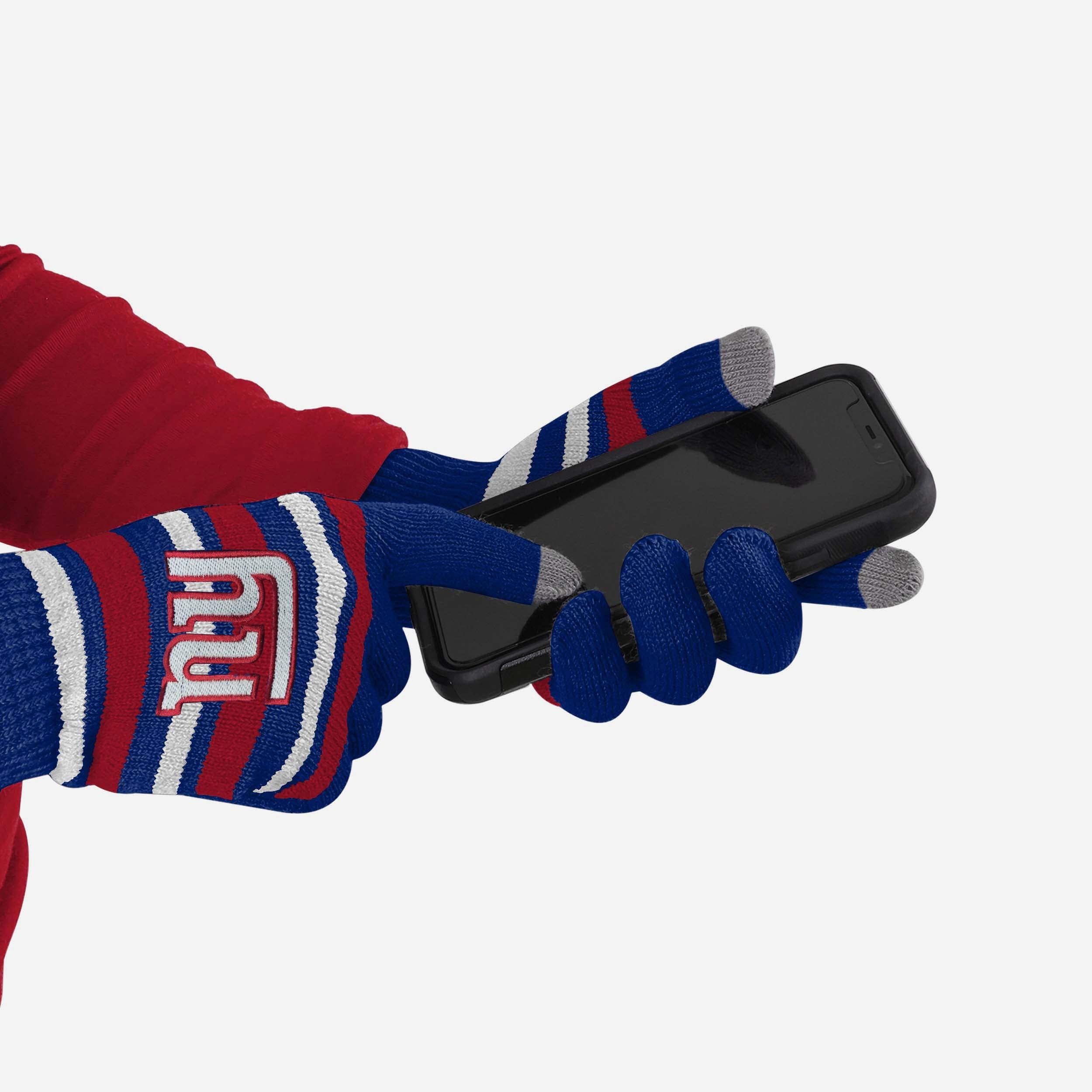 New York Giants Super Stretch Texting Gloves