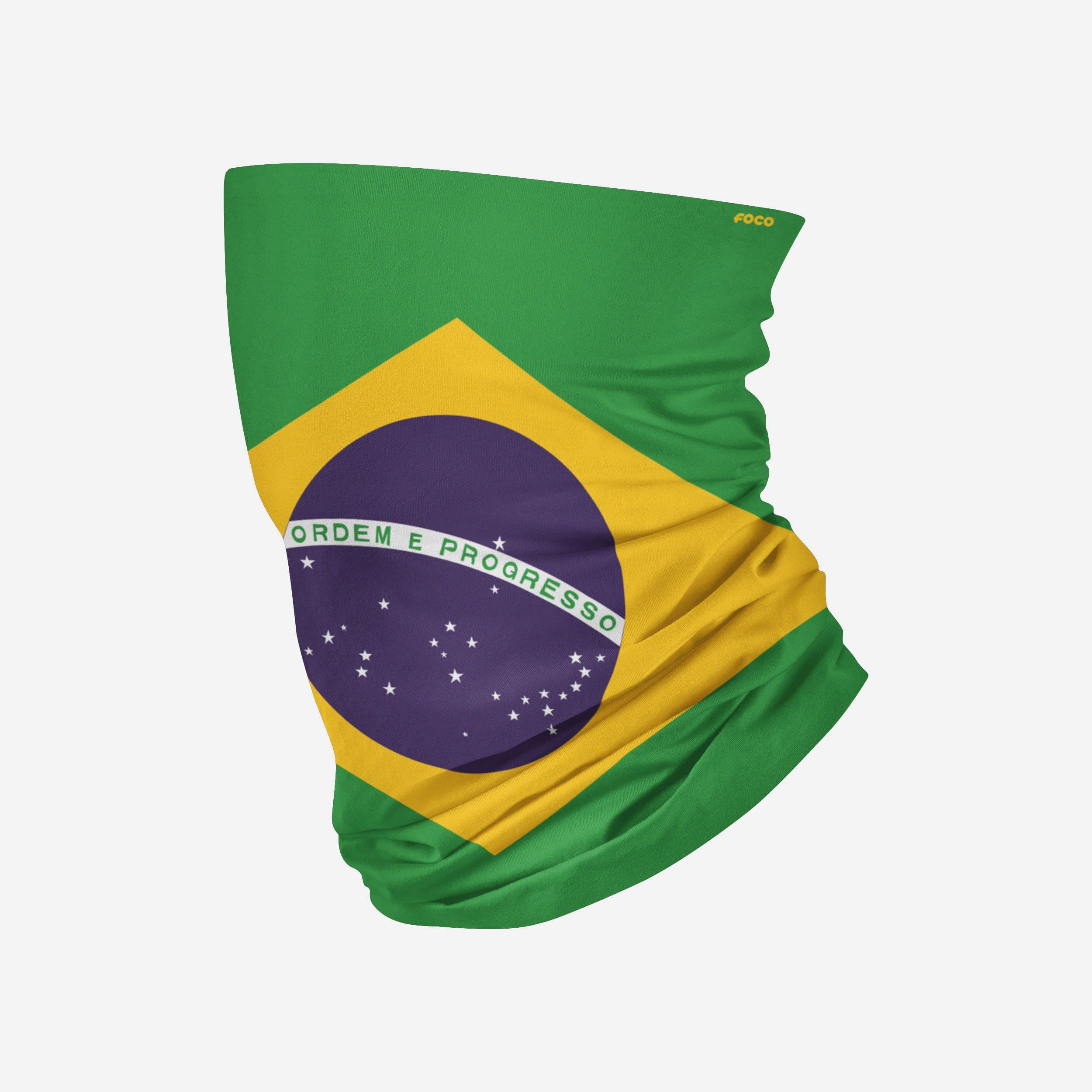 Brazilian Flag-Inspired Fashion Gaiter Scarf