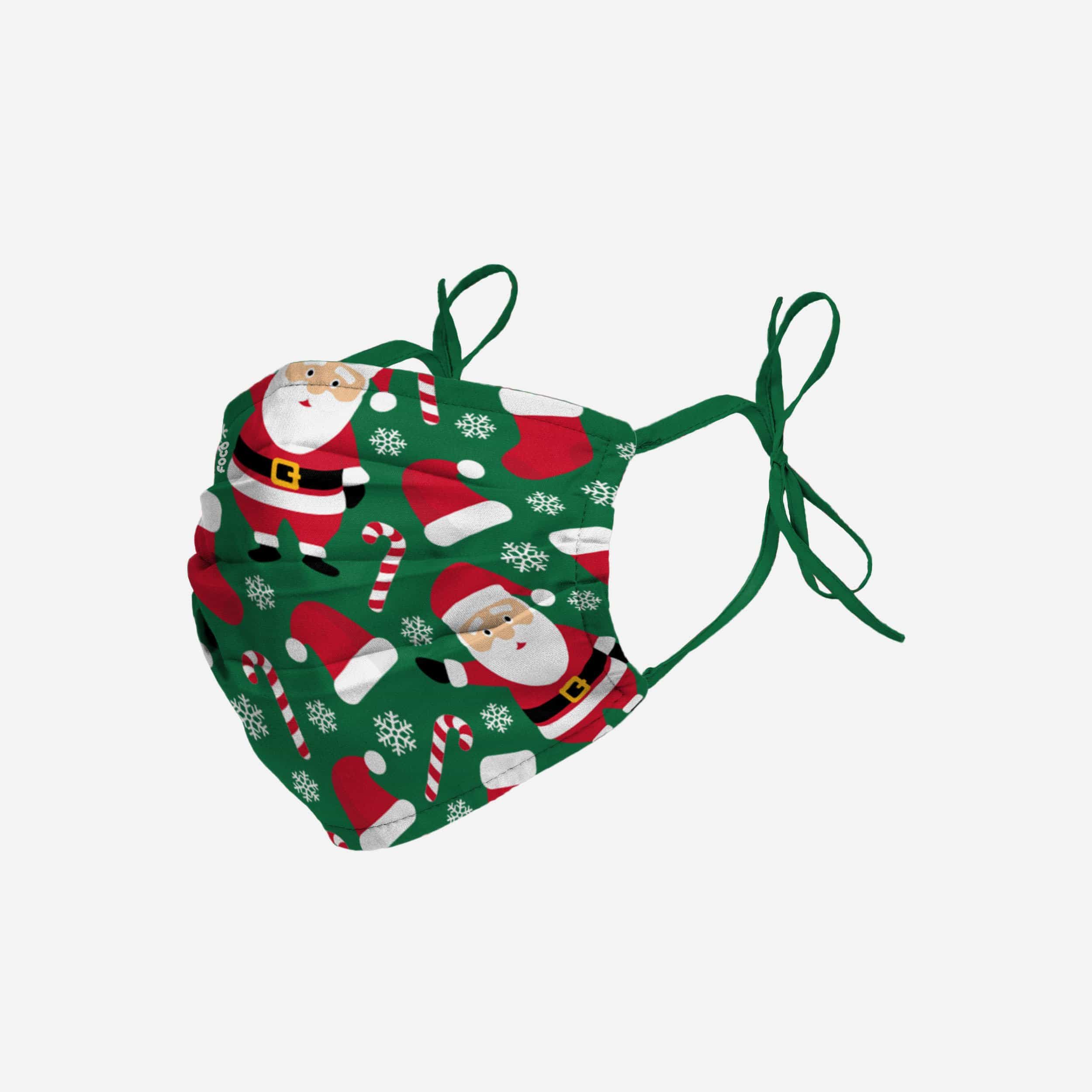 Gorgeous Repeat Santa Tie-Back Face Cover