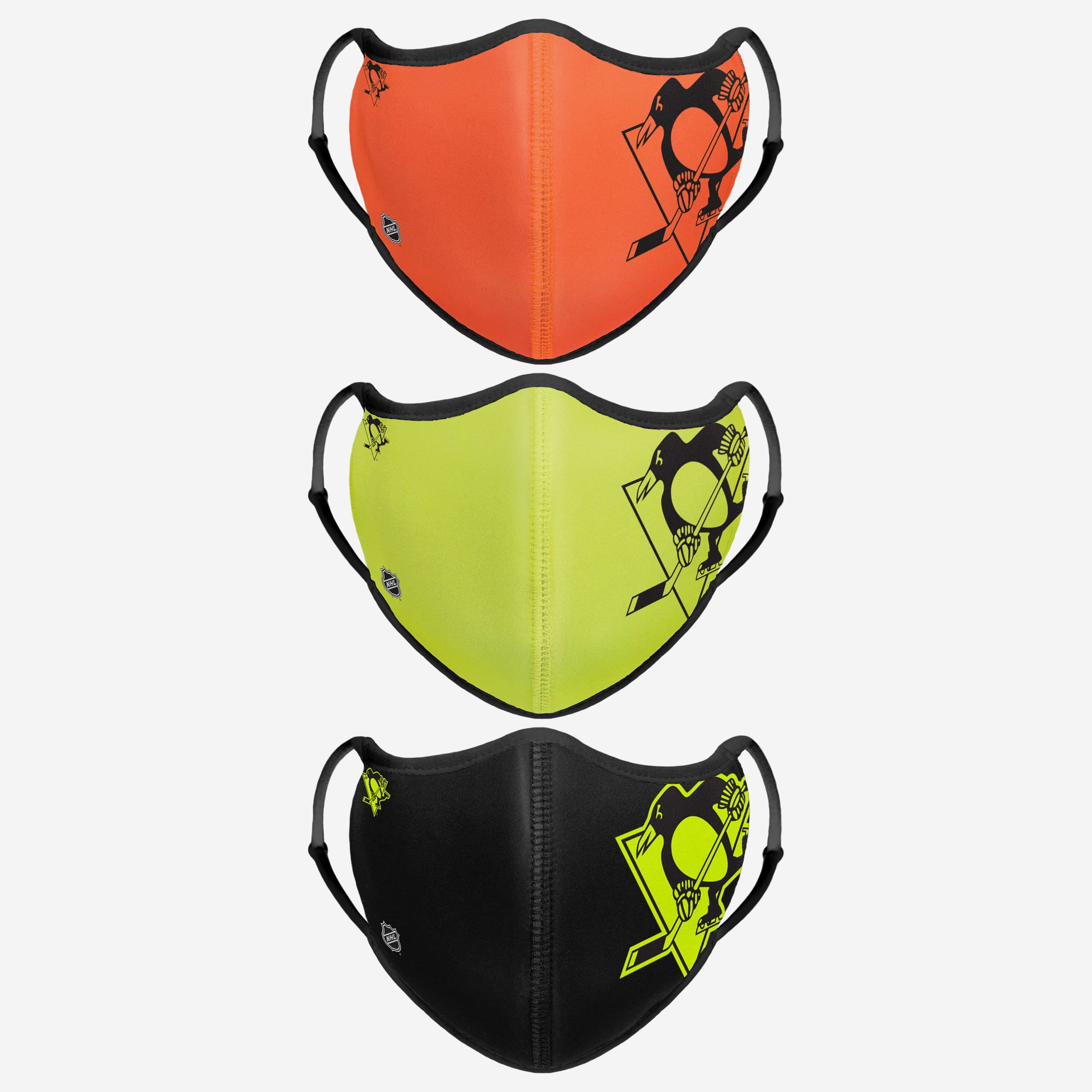 Pittsburgh Penguins 3-Pack Highlight Sports Face Covers