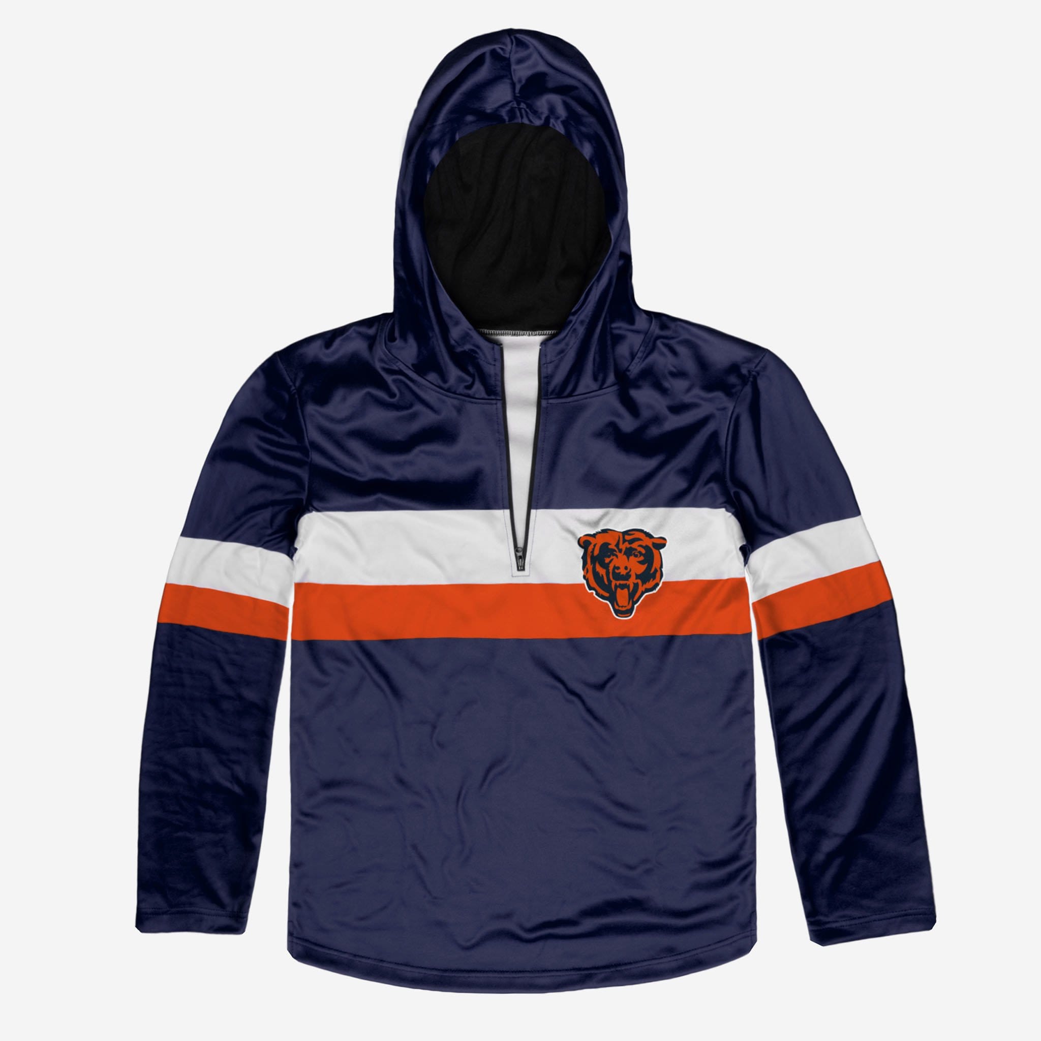 Hot Chicago Bears Quarter Zip Hoodie - A Must - Have for Fans!