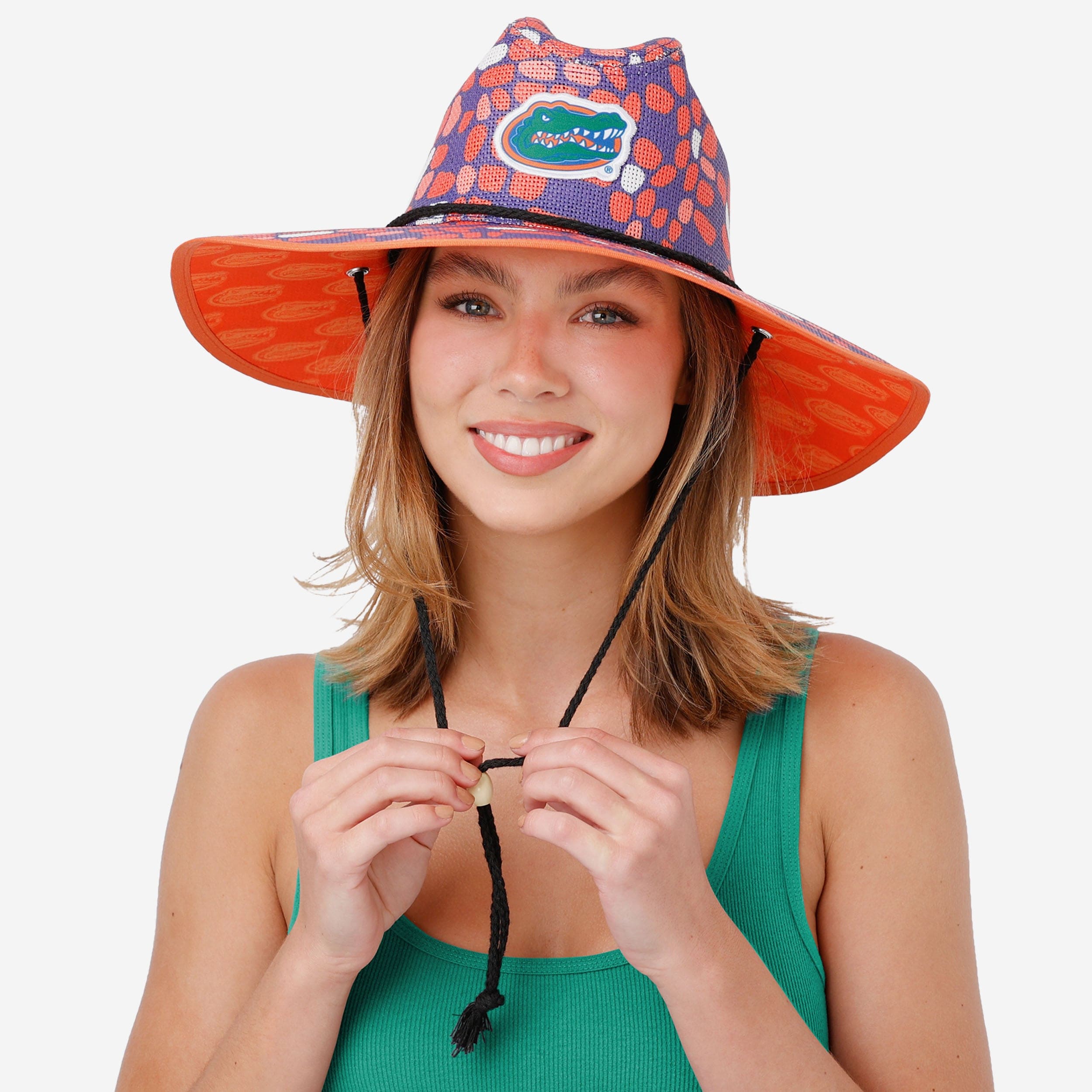 Florida Gators Thematic Straw Hat: Show Your Team Spirit!