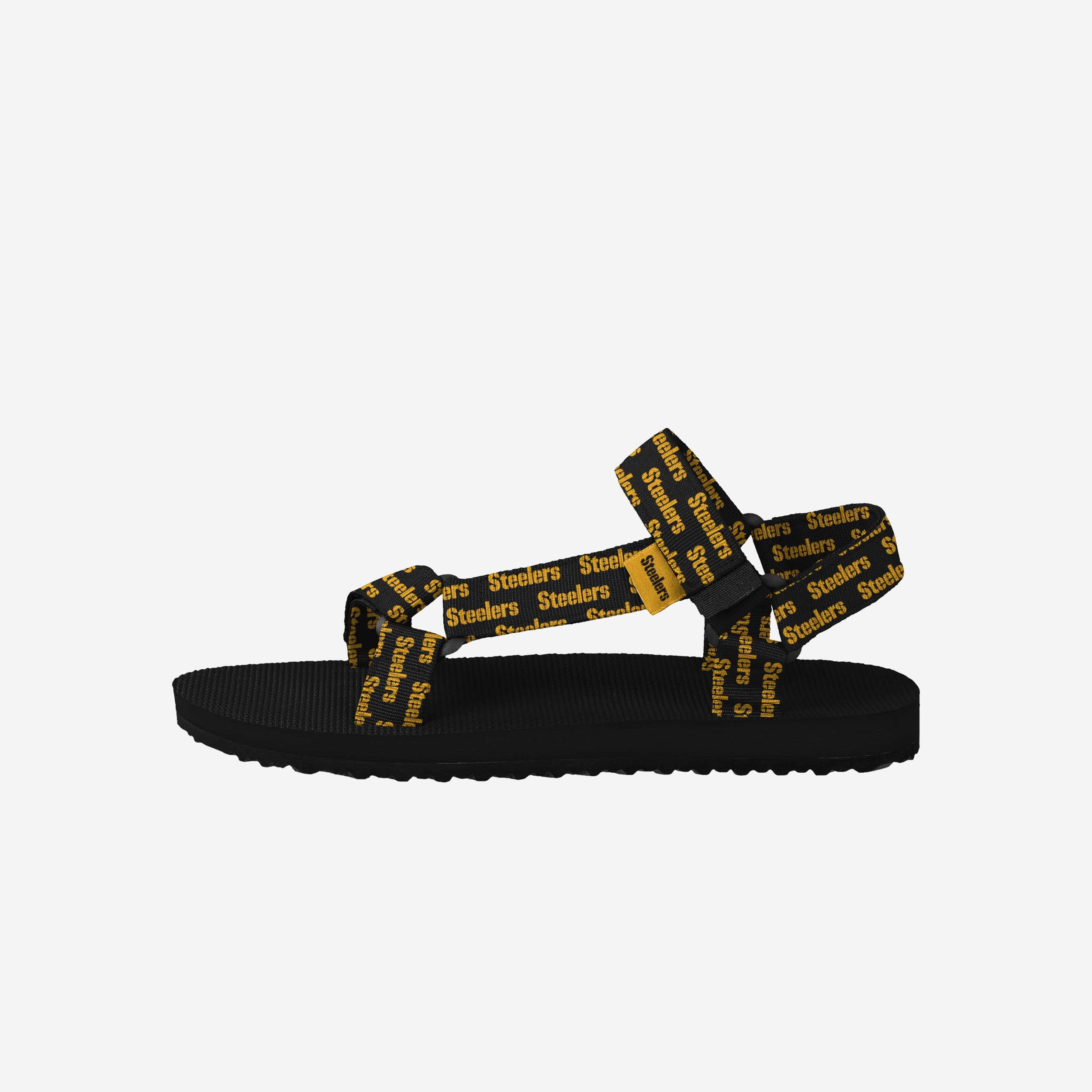Pittsburgh Steelers Women's Stylish Repeat Logo Strap Sandals