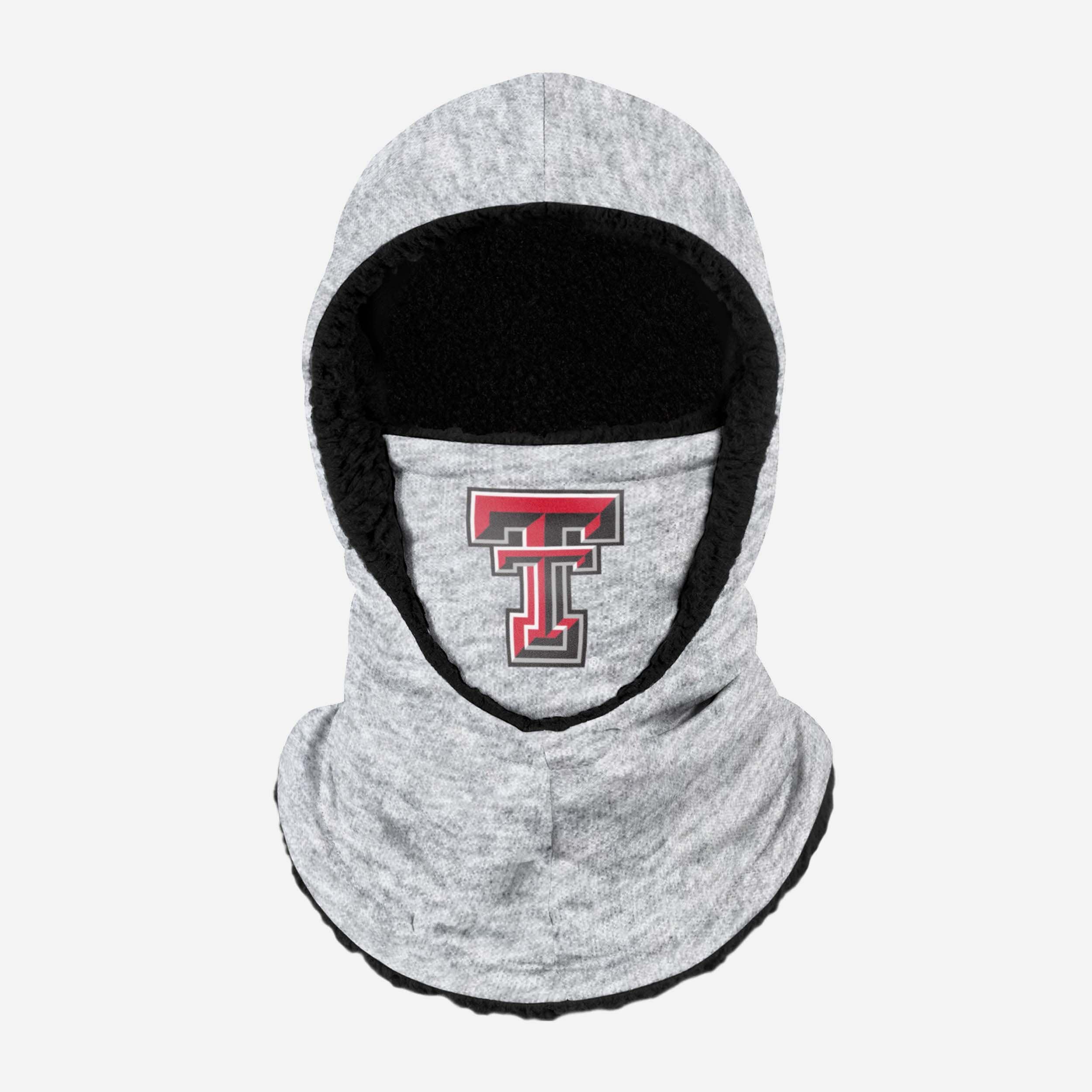Texas Tech Red Raiders Heather Grey Hooded Gaiter with Big Logo - Your Ultimate Winter Essential