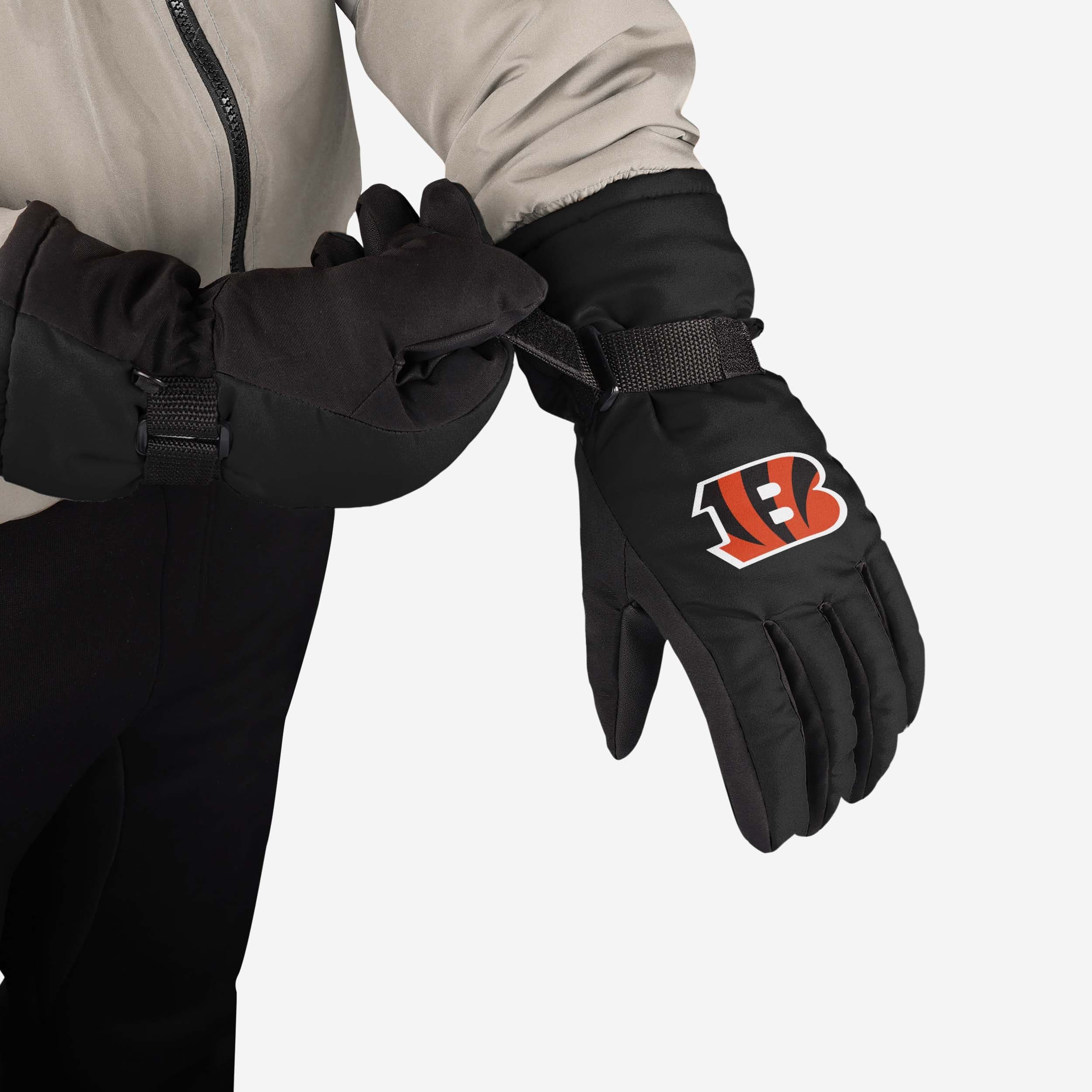 Cincinnati Bengals Big Logo Insulated Gloves - Stay Warm and Stylish!