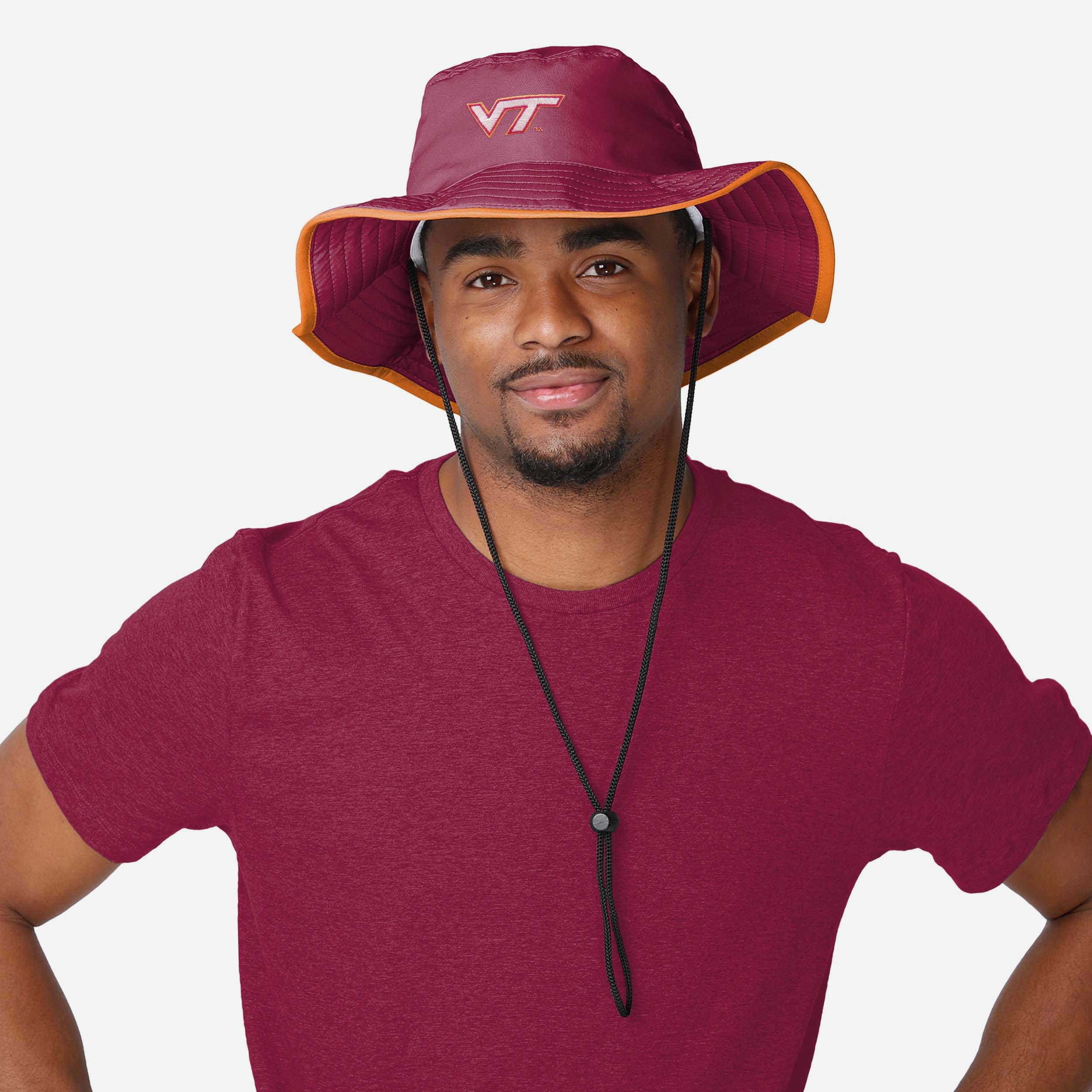 Virginia Tech Hokies Stylish Solid Boonie Hat