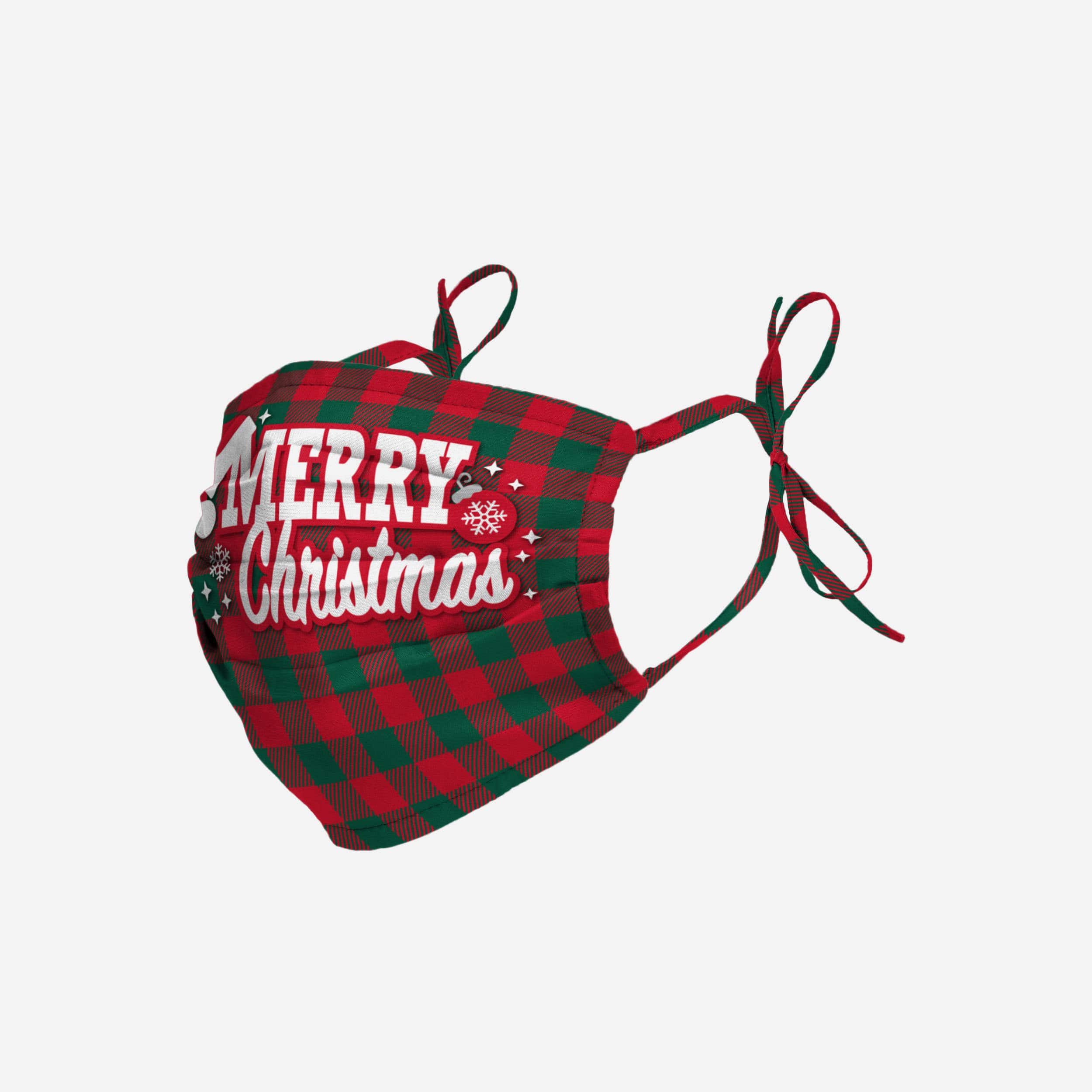 Festive Merry Christmas Tie - Back Face Cover: A Stylish Seasonal Accessory