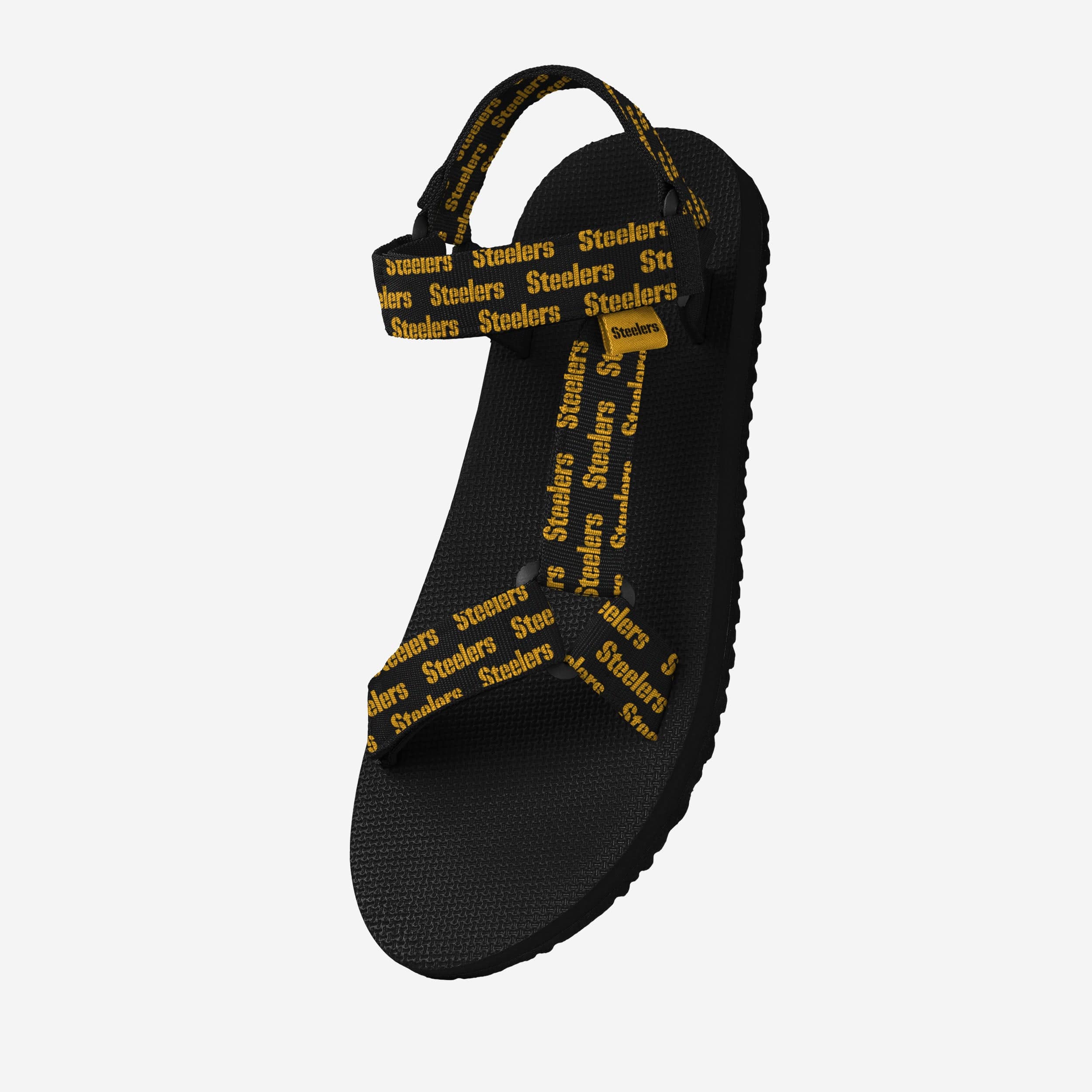 Pittsburgh Steelers Women's Stylish Repeat Logo Strap Sandals