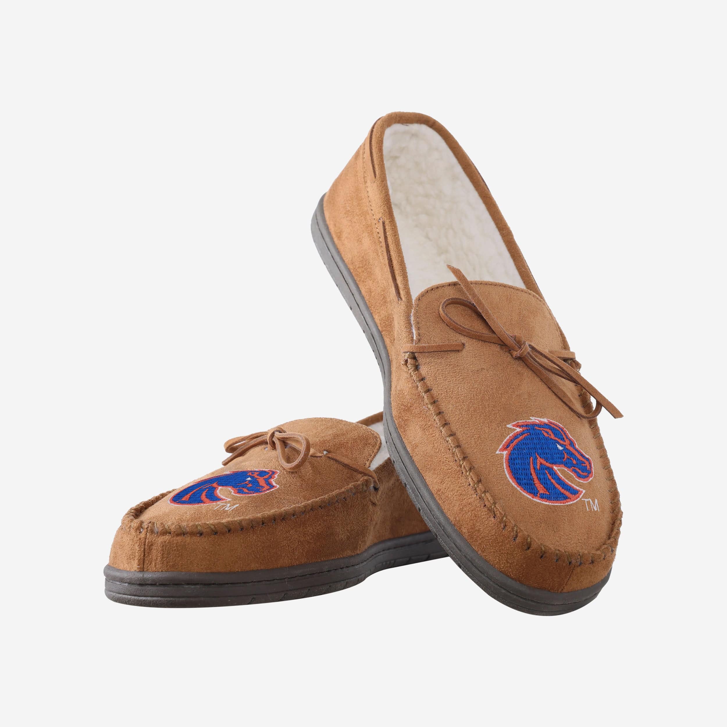 Boise State Broncos Team Logo Moccasin Slippers - The Ultimate Game-Day Comfort