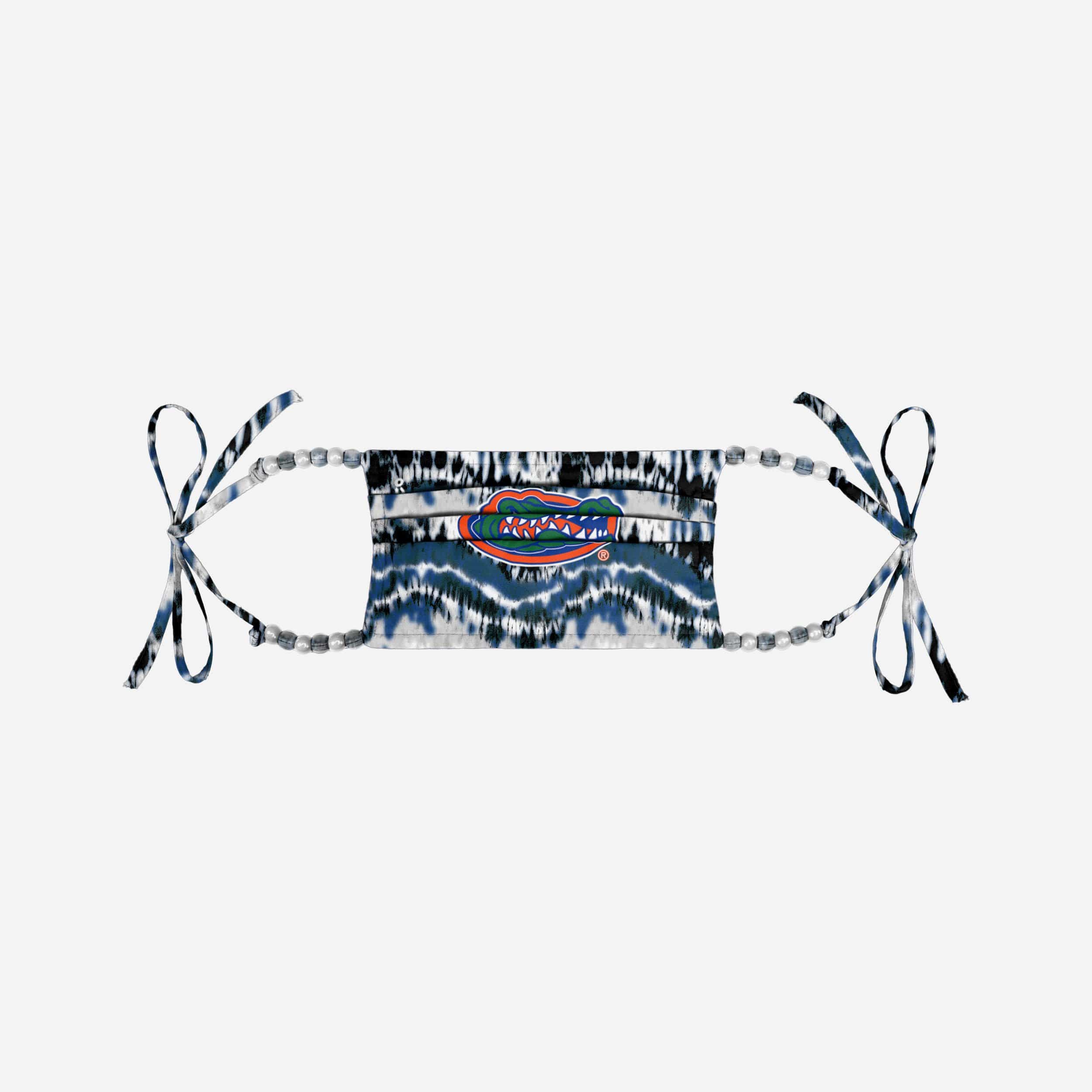 Florida Gators Tie-Dye Beaded Tie-Back Face Cover - Show Your Team Spirit!