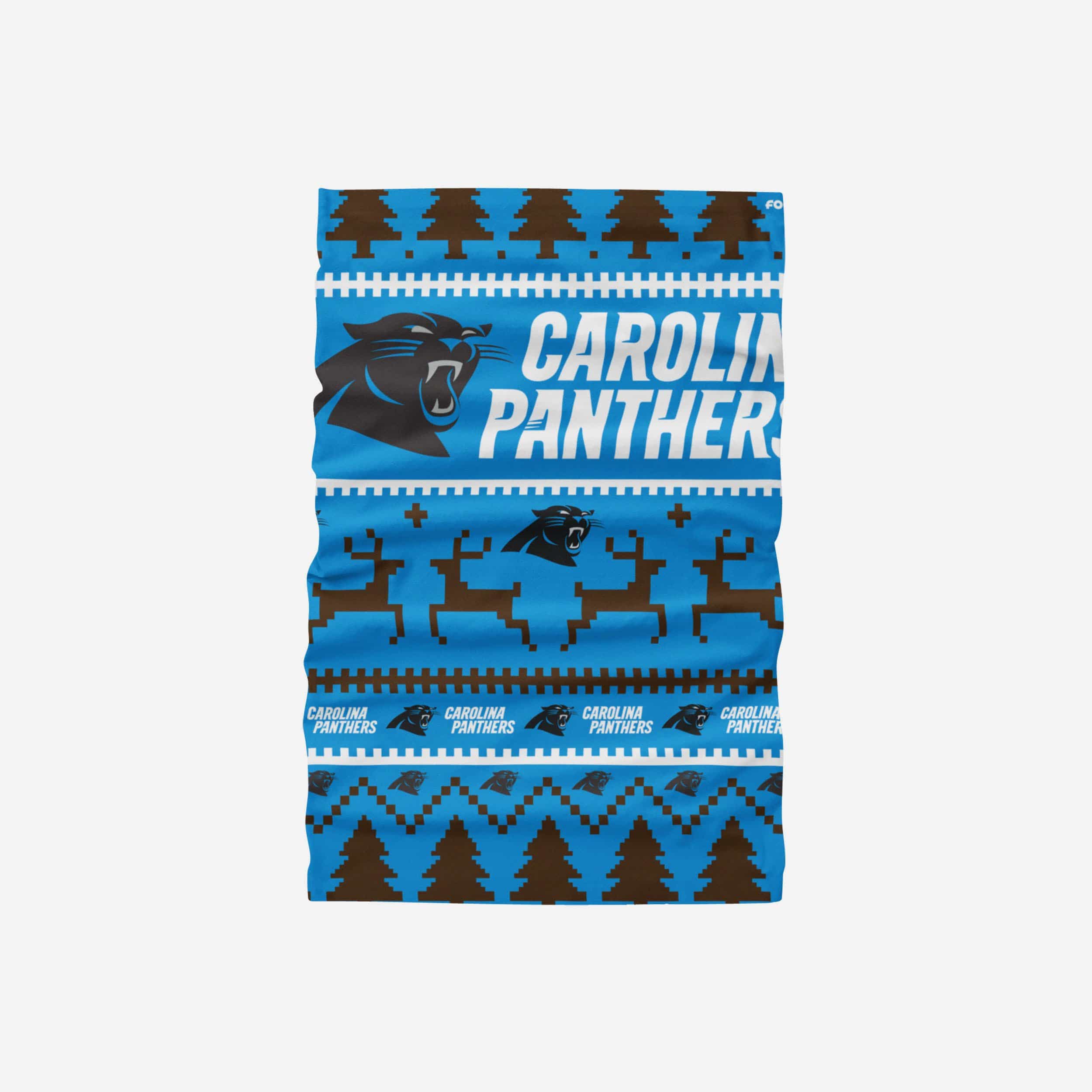 Carolina Panthers Wordmark Holiday Gaiter Scarf - A Must-Have for Fans!