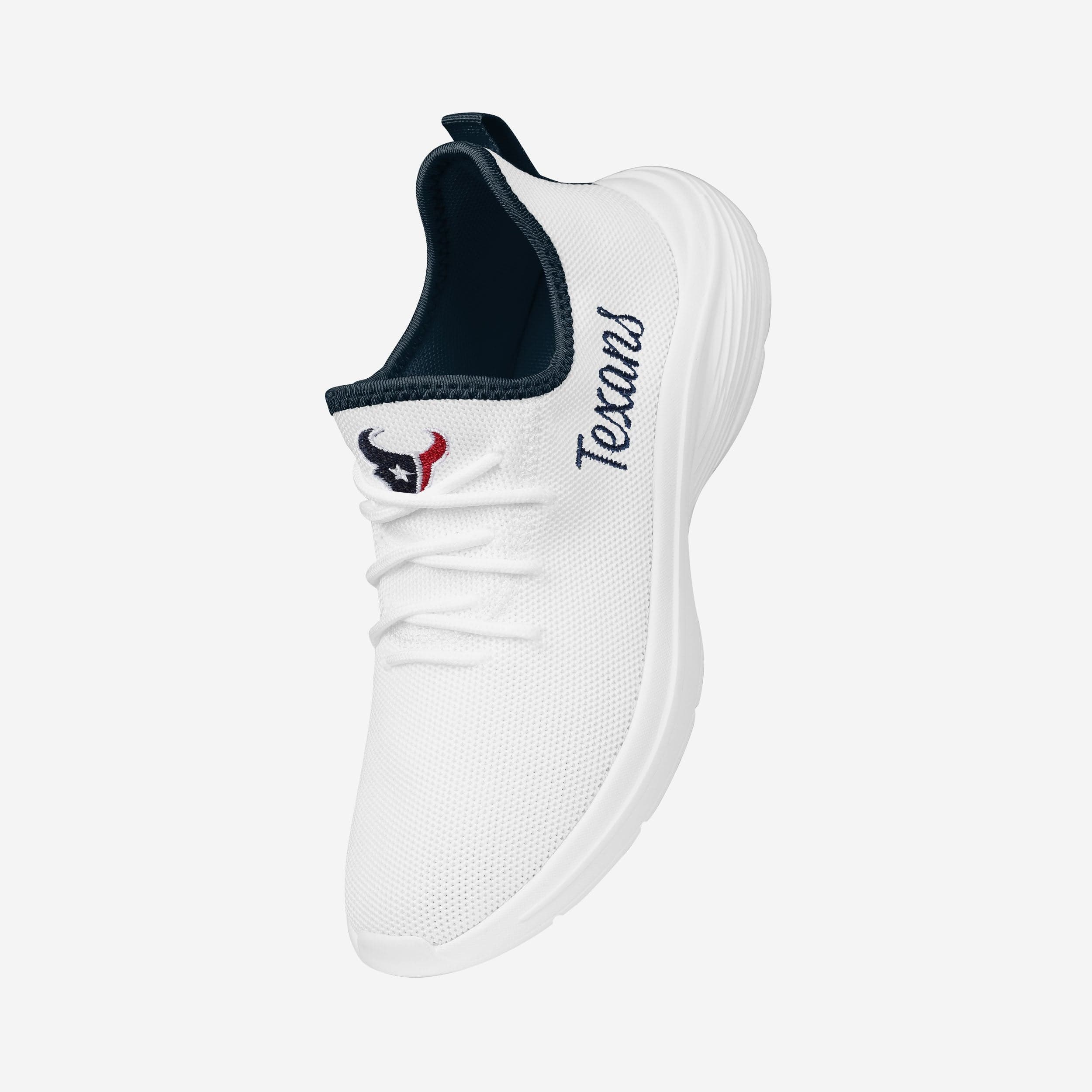 Houston Texans Women's Stylish White Midsole Sneakers