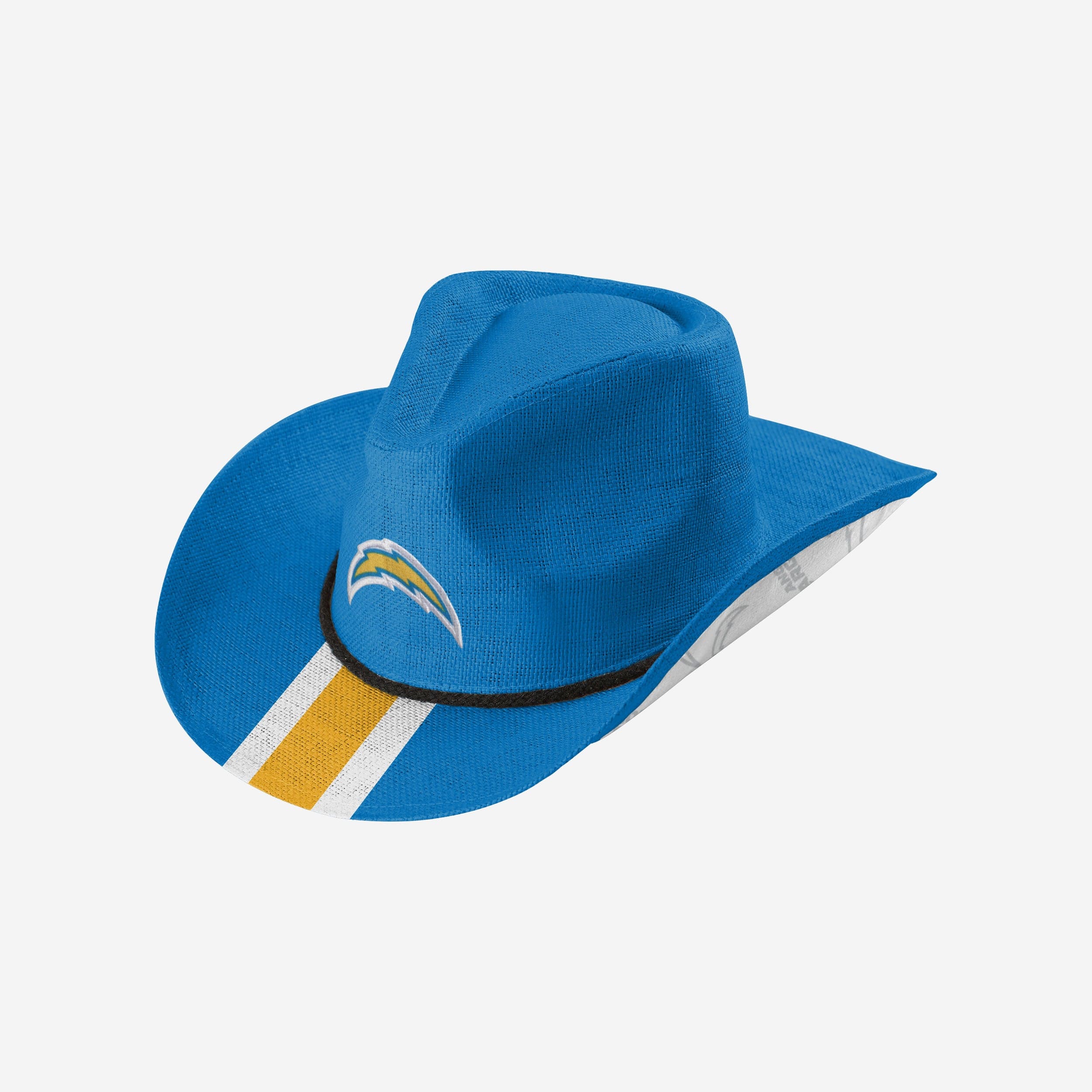 Los Angeles Chargers Stylish Team Stripe Cowboy Hat