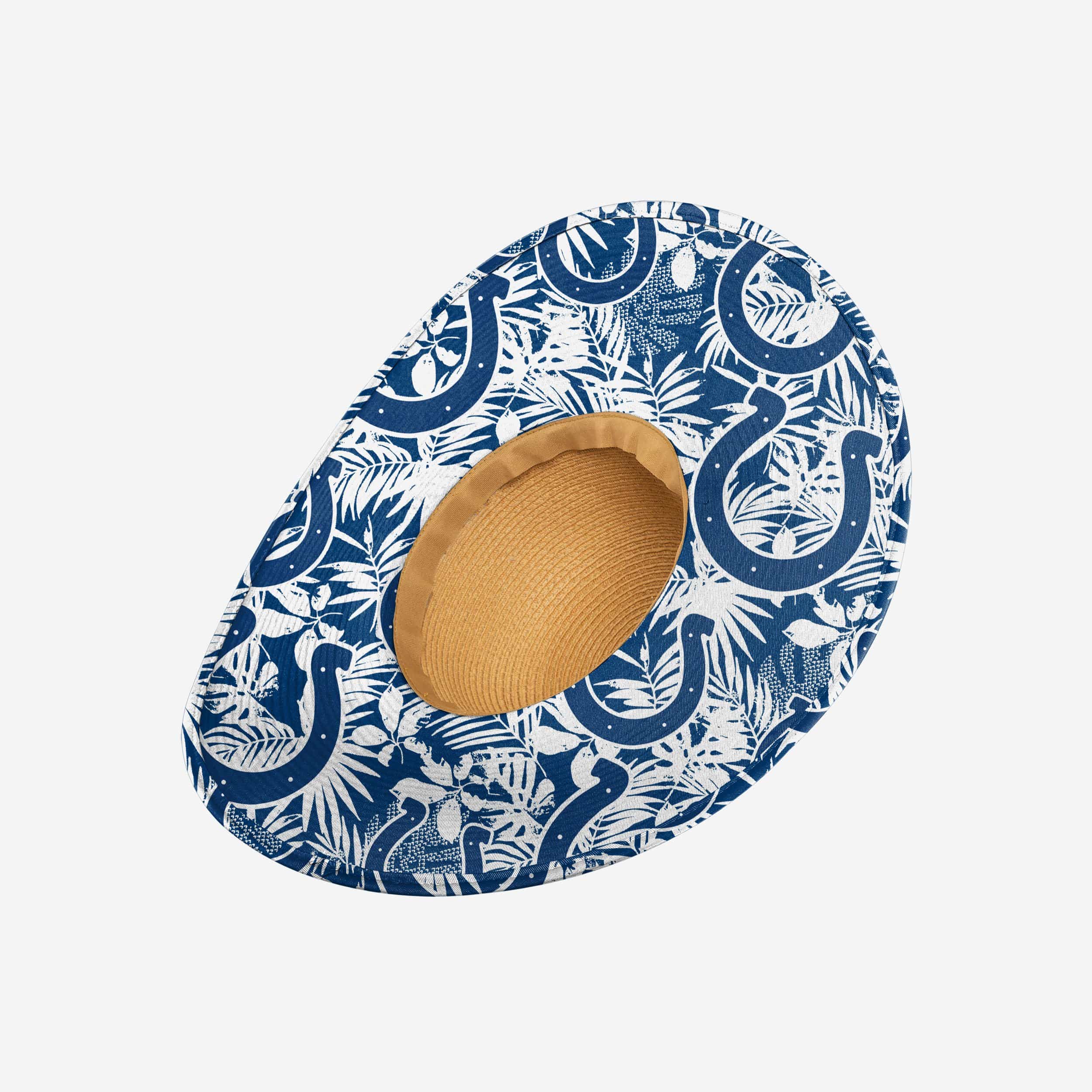 Gorgeous Indianapolis Colts Women's Floral Straw Hat for Summer