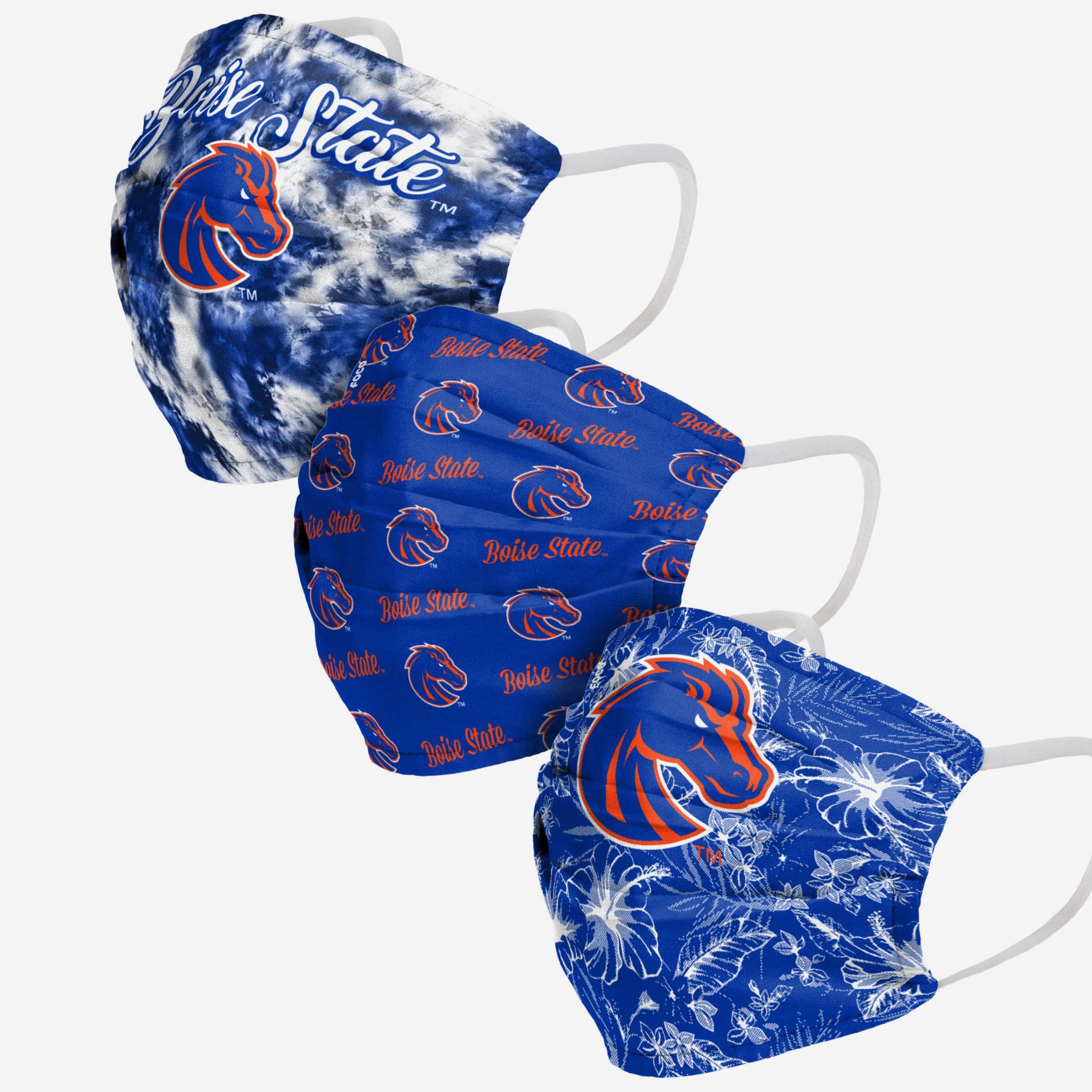 Boise State Broncos Women's Matchday 3-Pack Fashion Face Covers - Represent Your Team in Style!