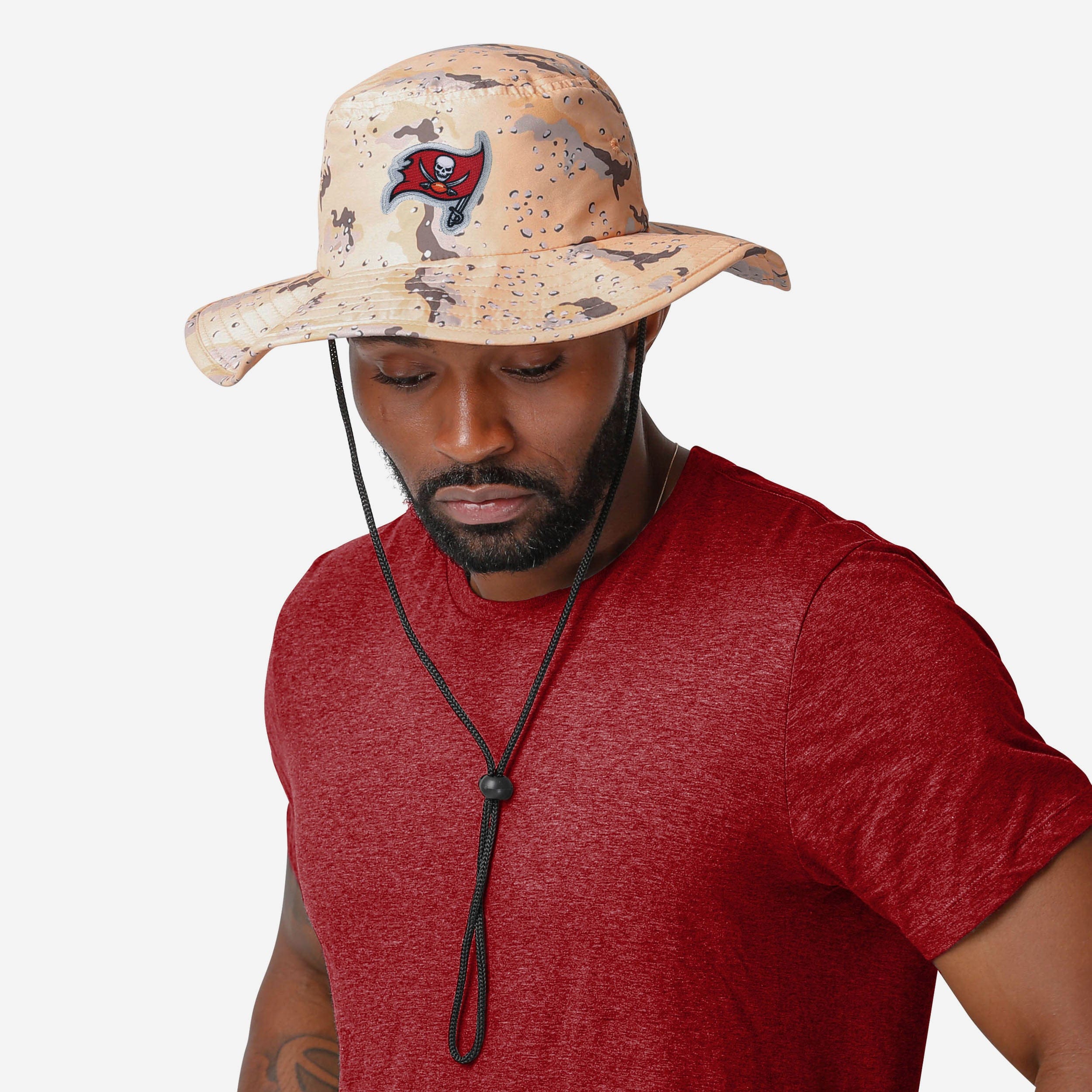Tampa Bay Buccaneers Light Desert Camo Boonie Hat: Show Your Team Spirit!