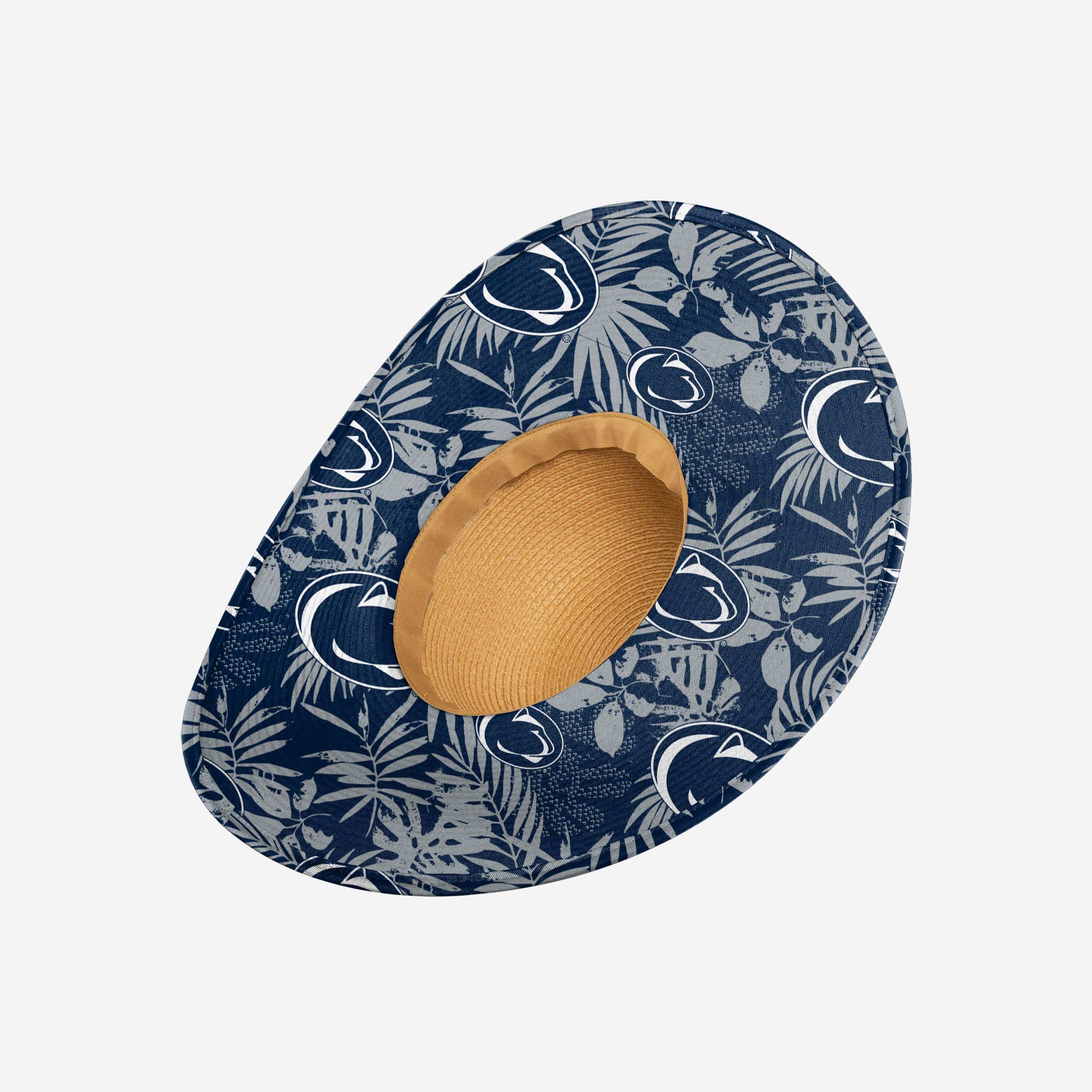 Penn State Nittany Lions Stylish Women's Floral Straw Hat