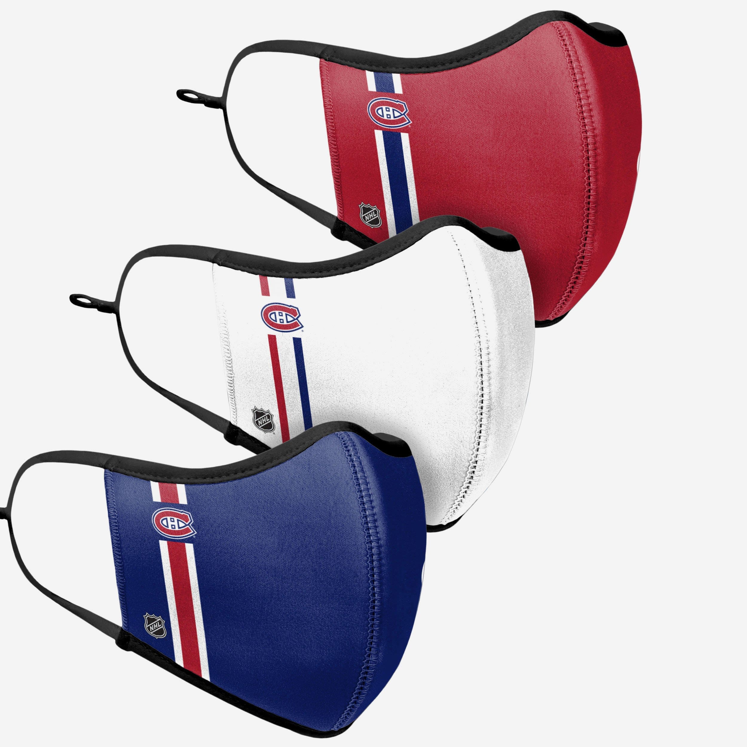 Montreal Canadiens Sports 3-Pack Face Cover - Show Your Team Spirit!