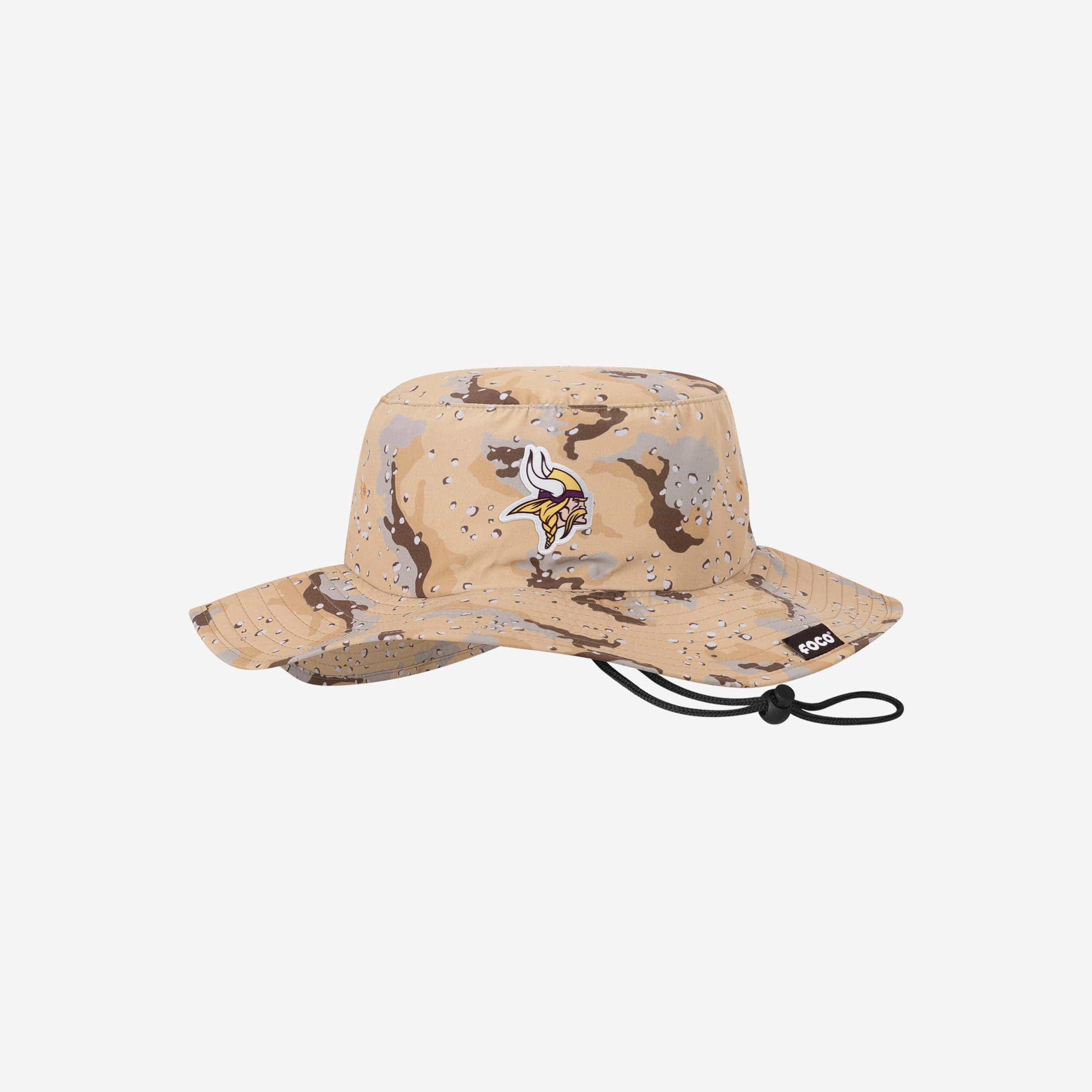 Minnesota Vikings Dark Desert Camo Stylish Boonie Hat