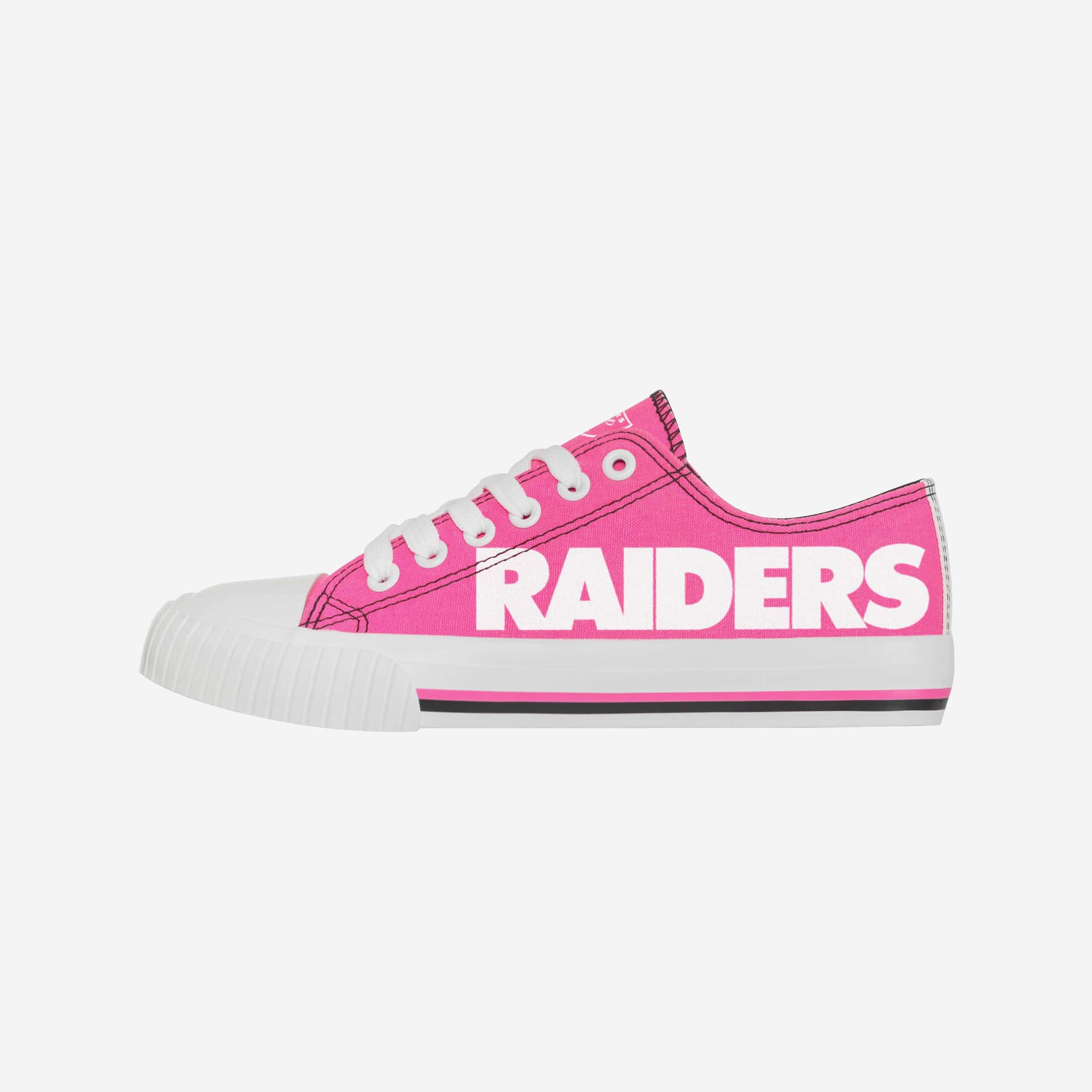 Las Vegas Raiders Women's Stylish Low-Top Canvas Shoes