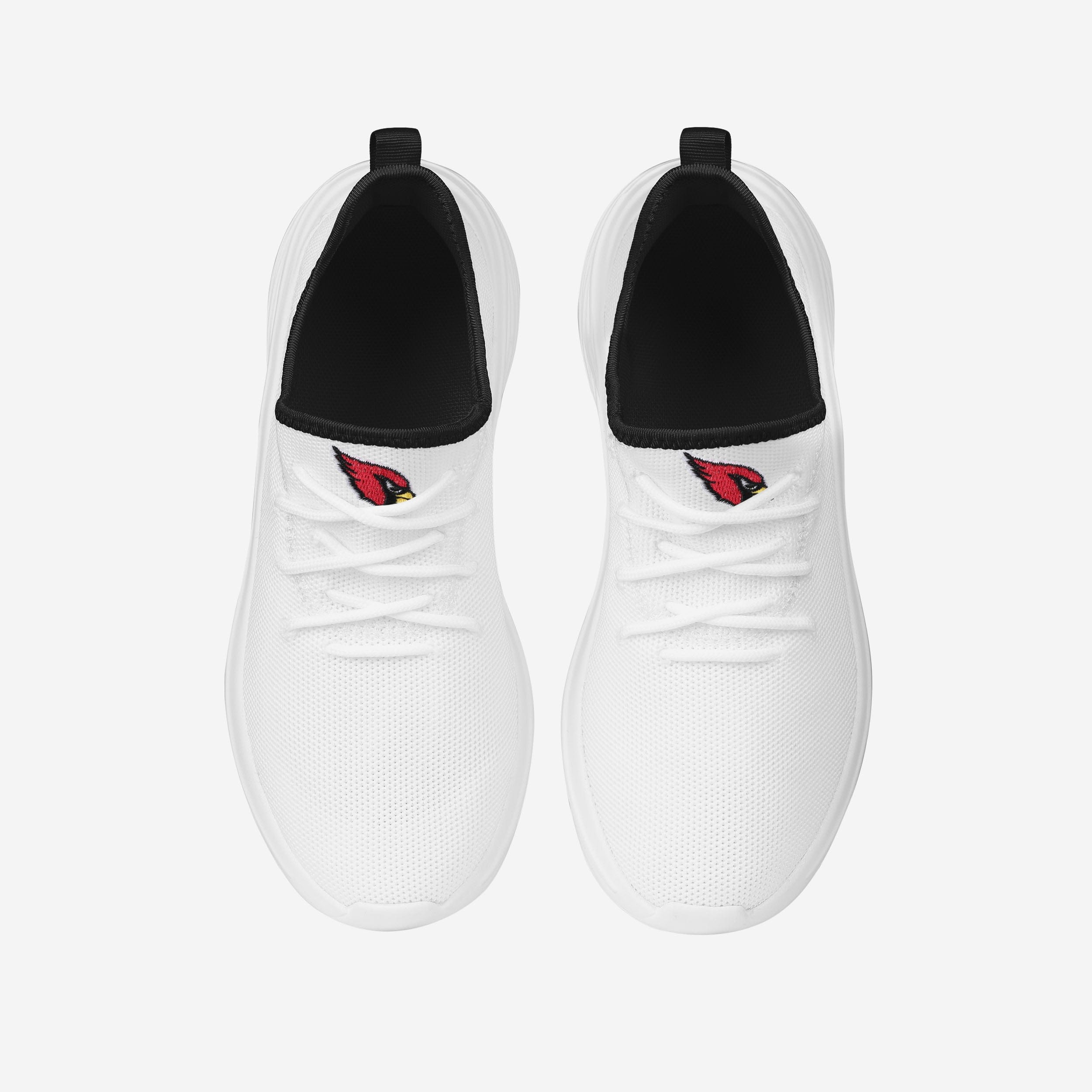 Stylish Arizona Cardinals Women's White Midsole Sneakers