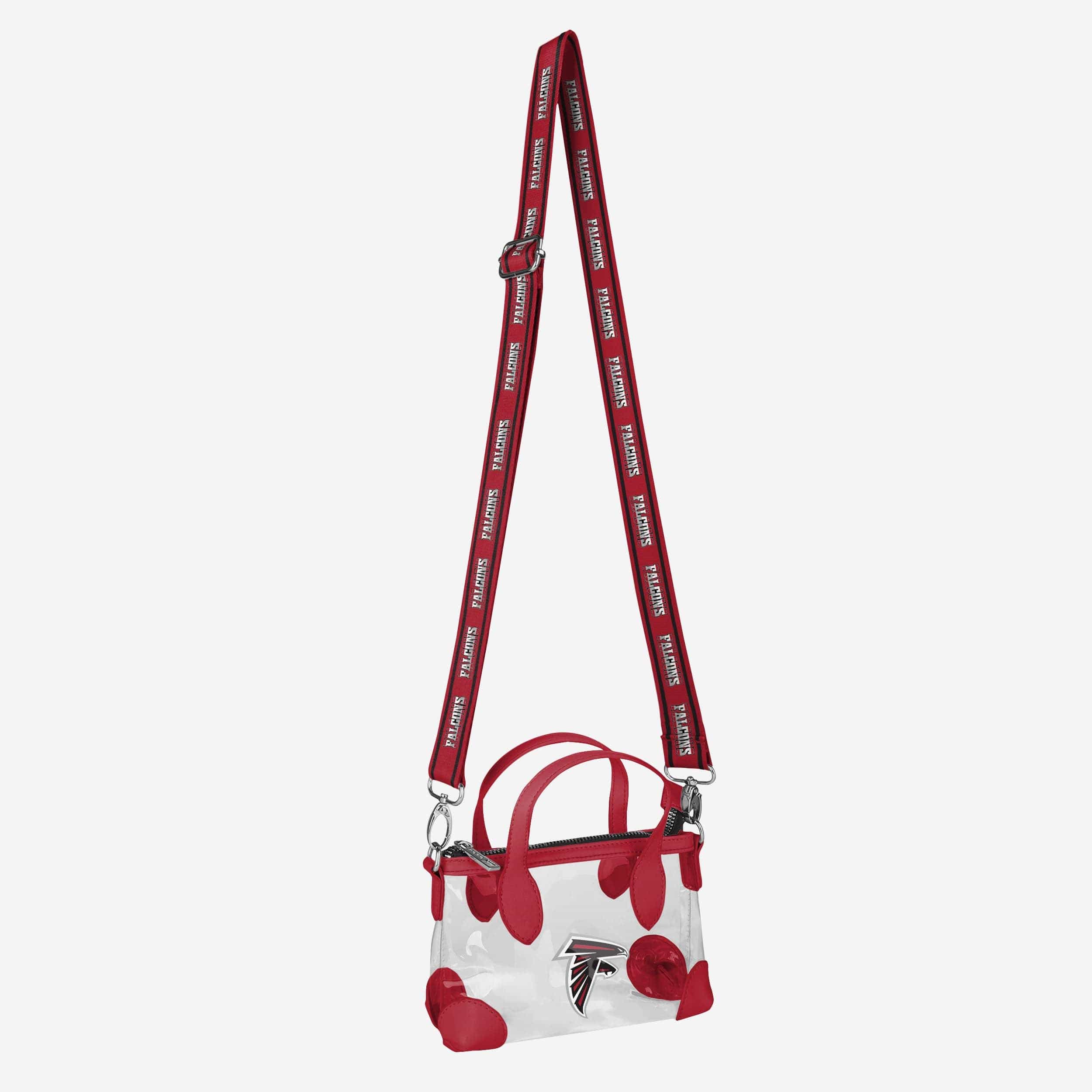 Atlanta Falcons Stunning Big Logo Clear Crossbody Mini Purse