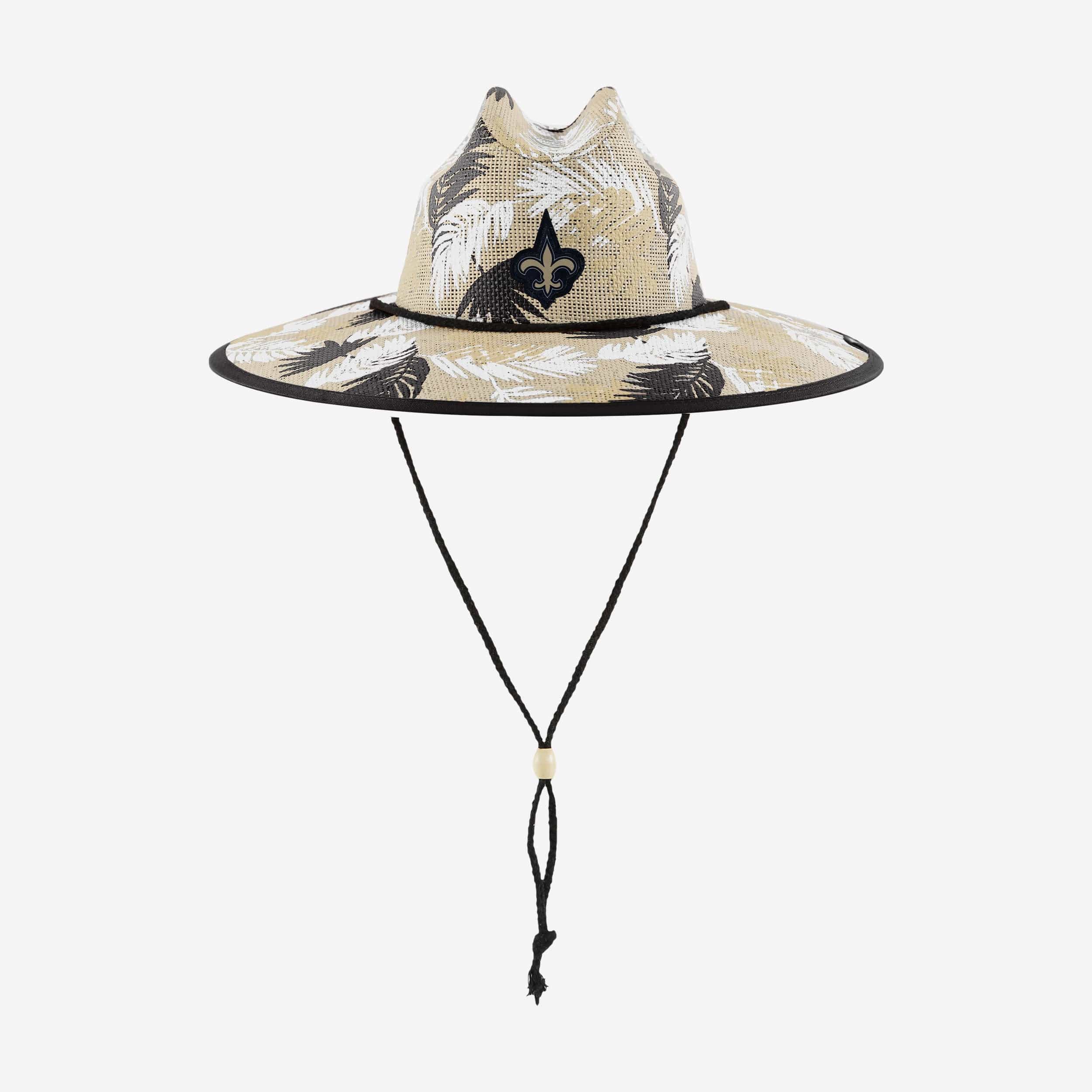 New Orleans Saints Floral Fantasy Straw Hat