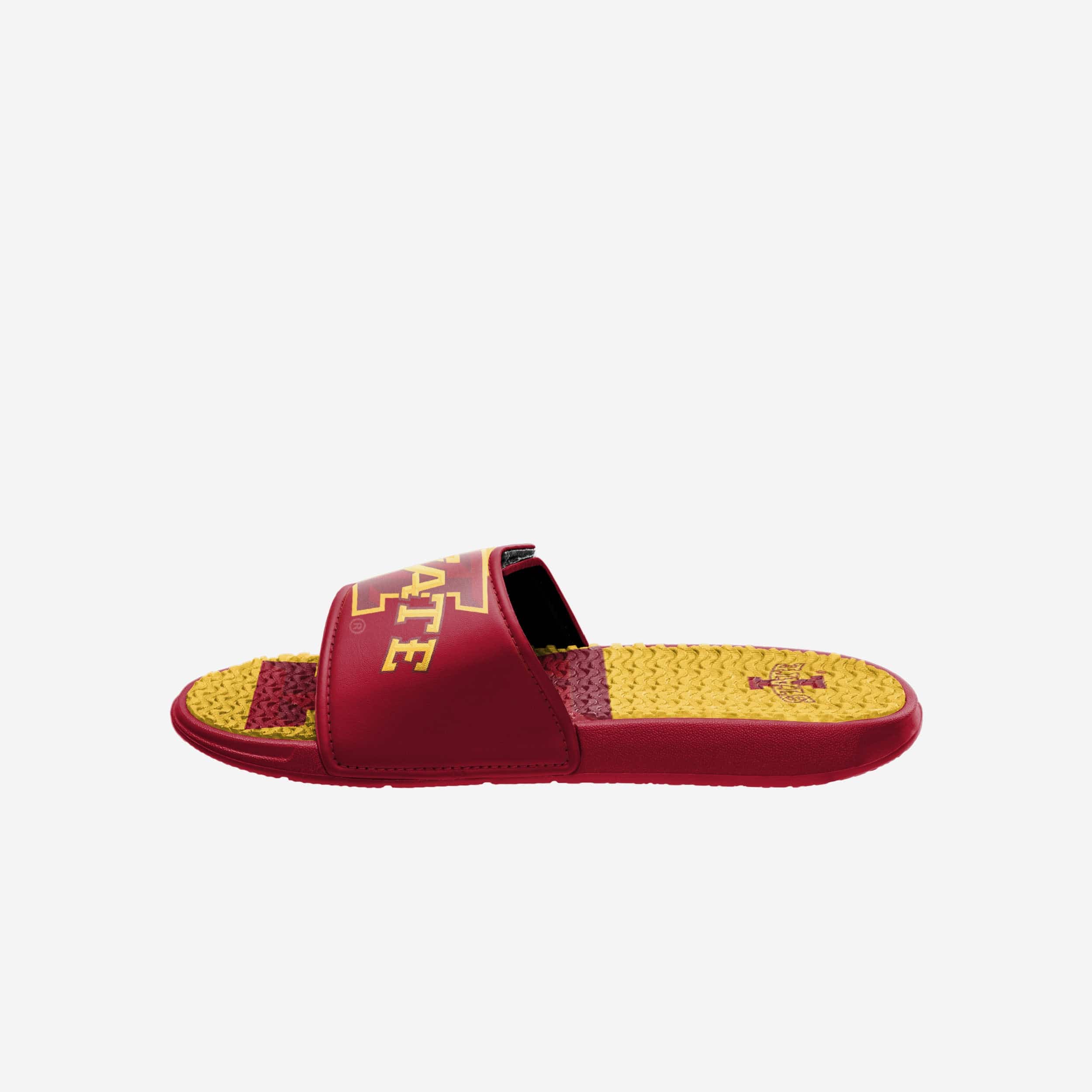 Iowa State Cyclones Colorblock Big Logo Gel Slides - Show Your Team Spirit!
