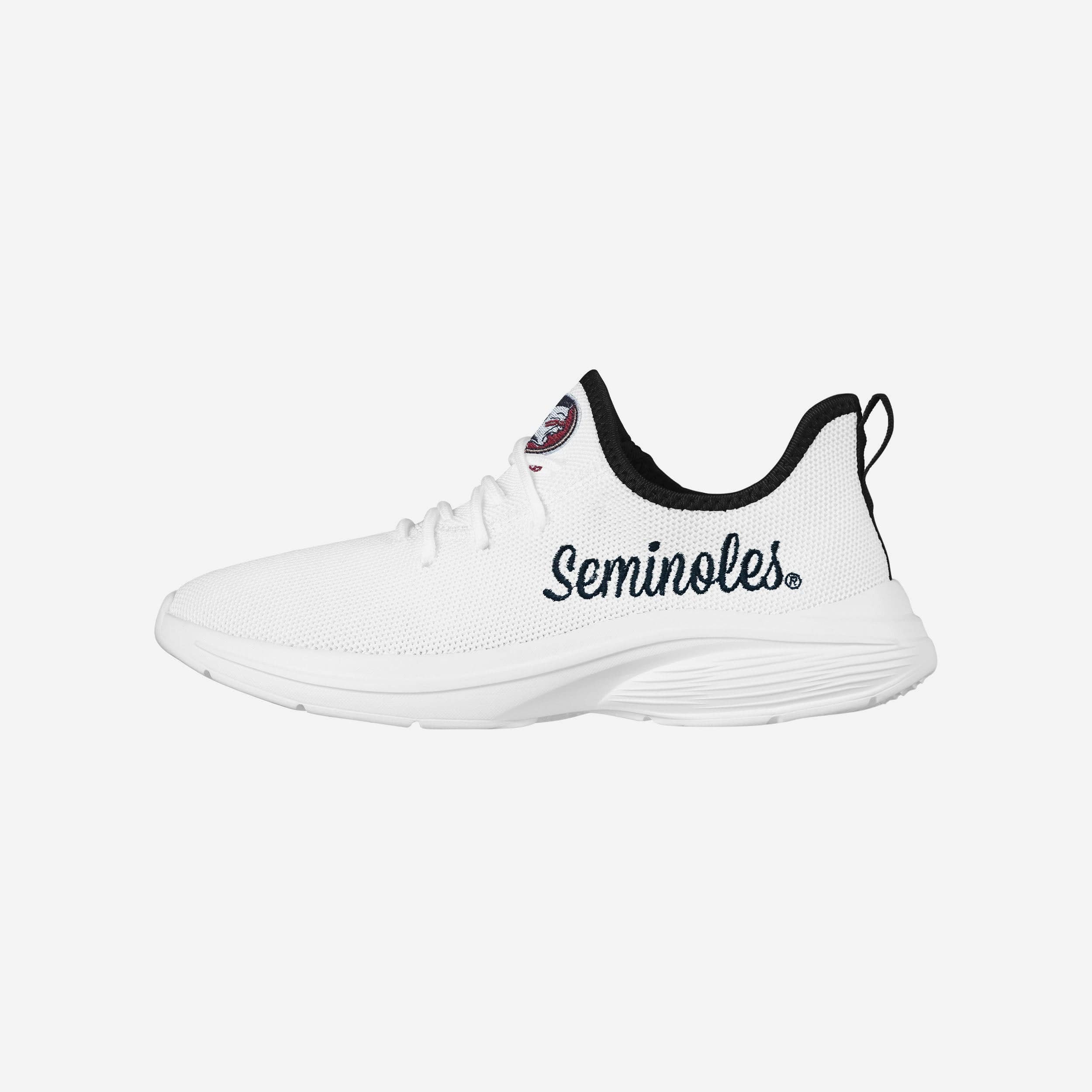Stylish Florida State Seminoles Women's White Midsole Sneakers