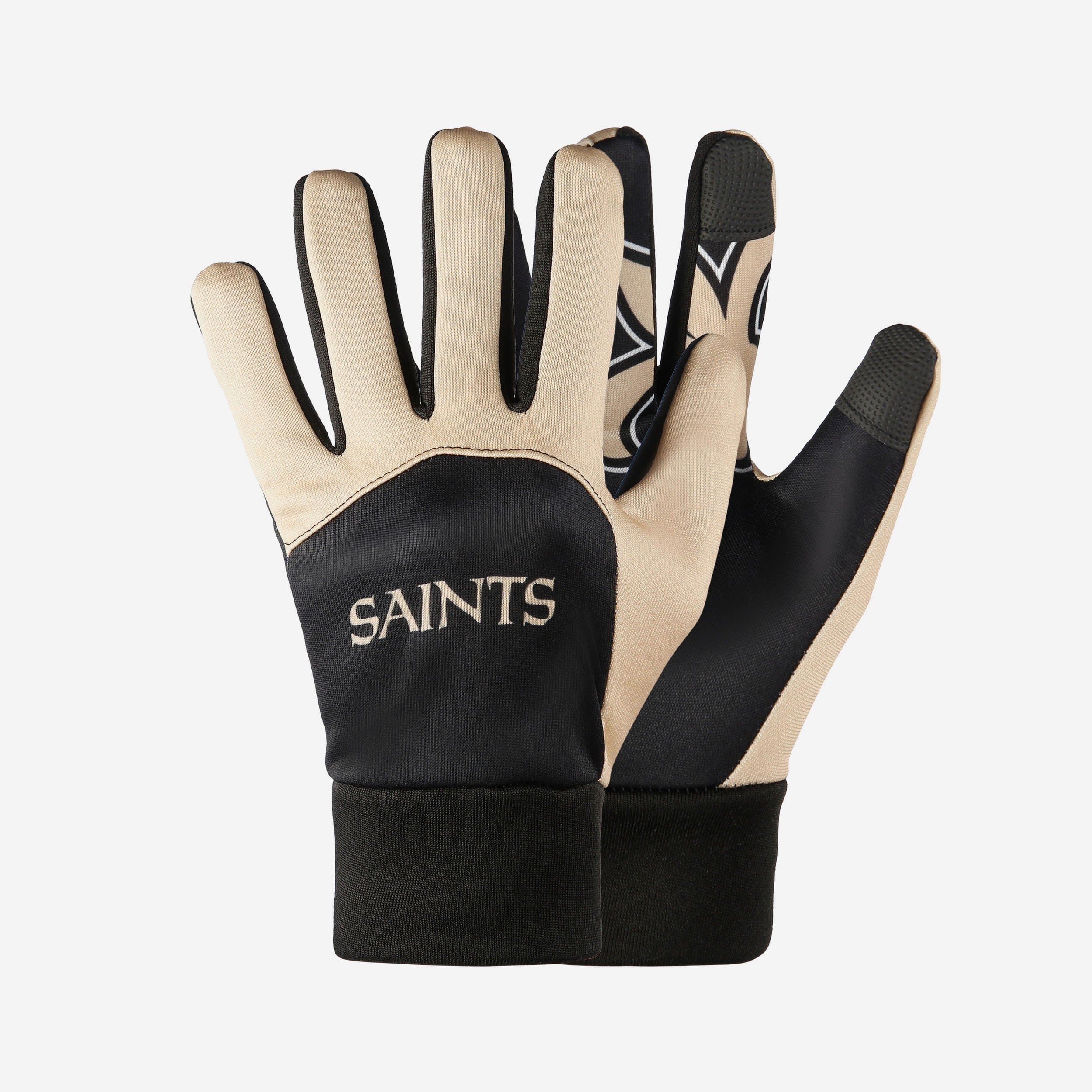 New Orleans Saints Palm Logo Texting Gloves - Show Your Team Spirit While Texting!