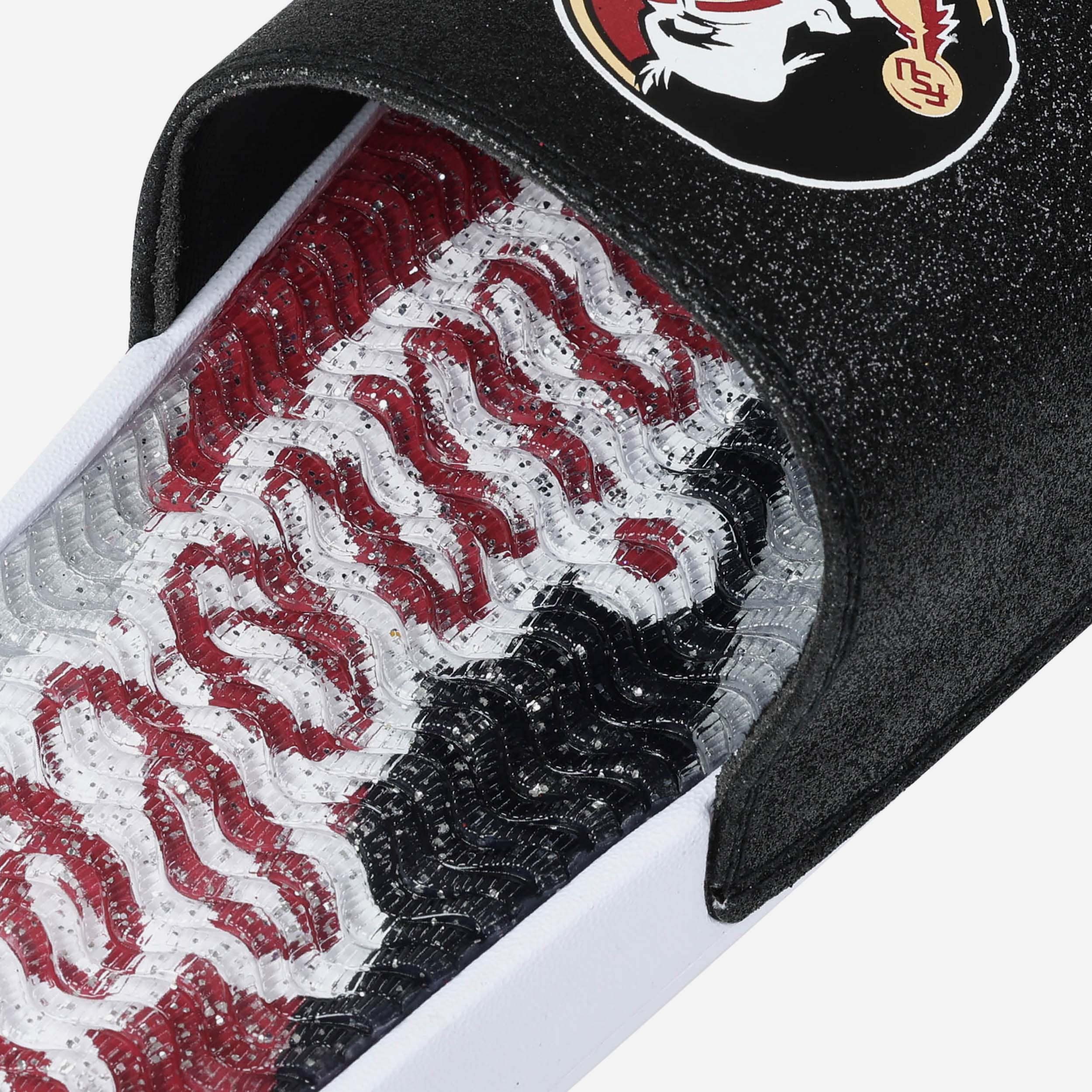 Florida State Seminoles Women's Sparkling Gel Slides - Show Your Team Spirit!