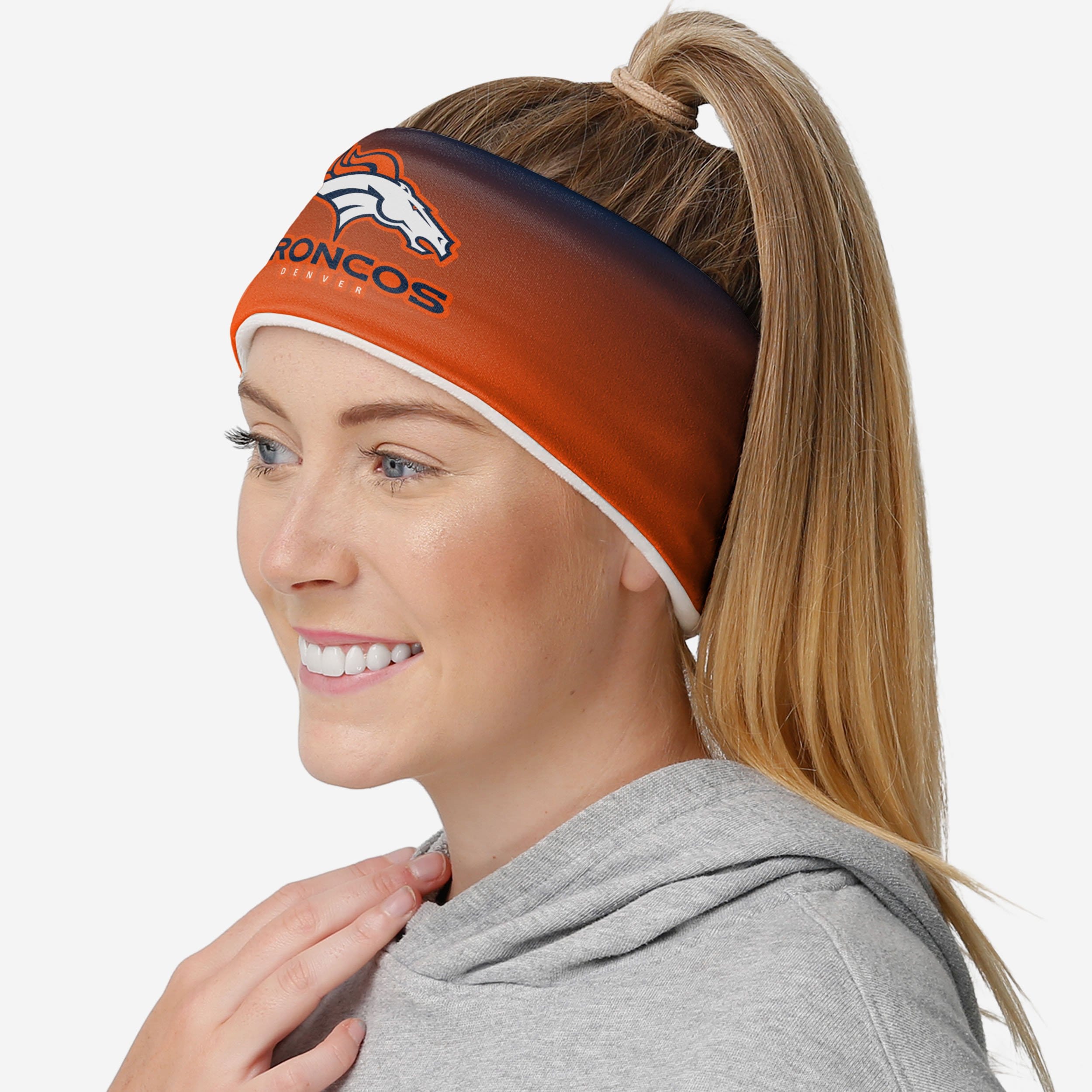 Denver Broncos Women's Stylish Gradient Printed Headband