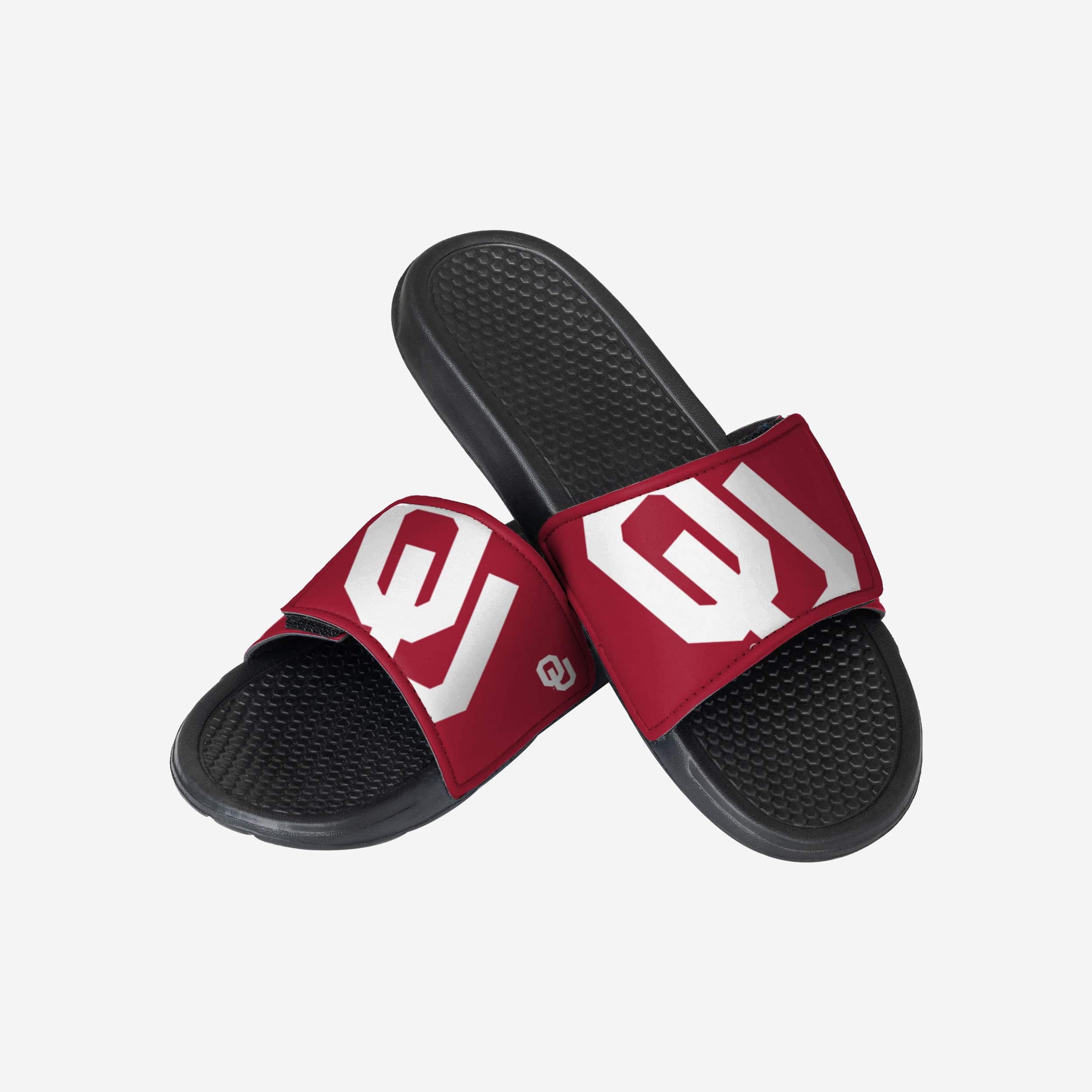Oklahoma Sooners Cropped Big Logo Slides - Feel Fresh, Look Fan - tastic!