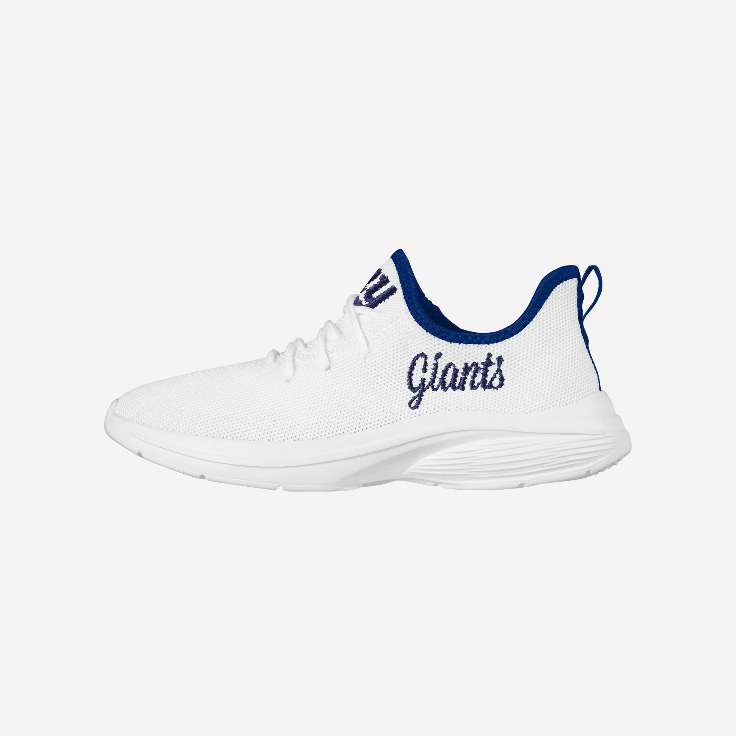 Stylish New York Giants Women's White Midsole Sneakers