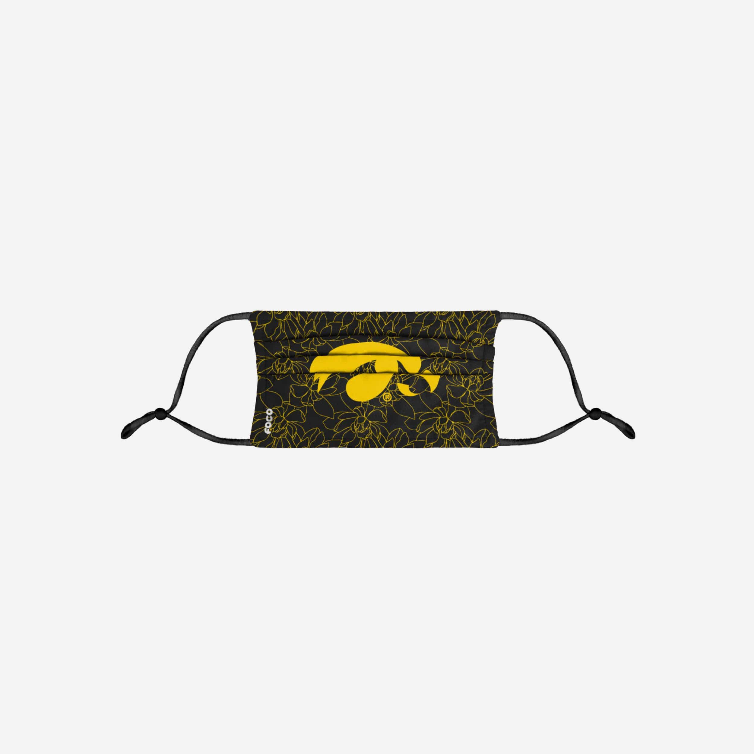 Iowa Hawkeyes Gameday Gardener 3-Pack Stylish Face Covers