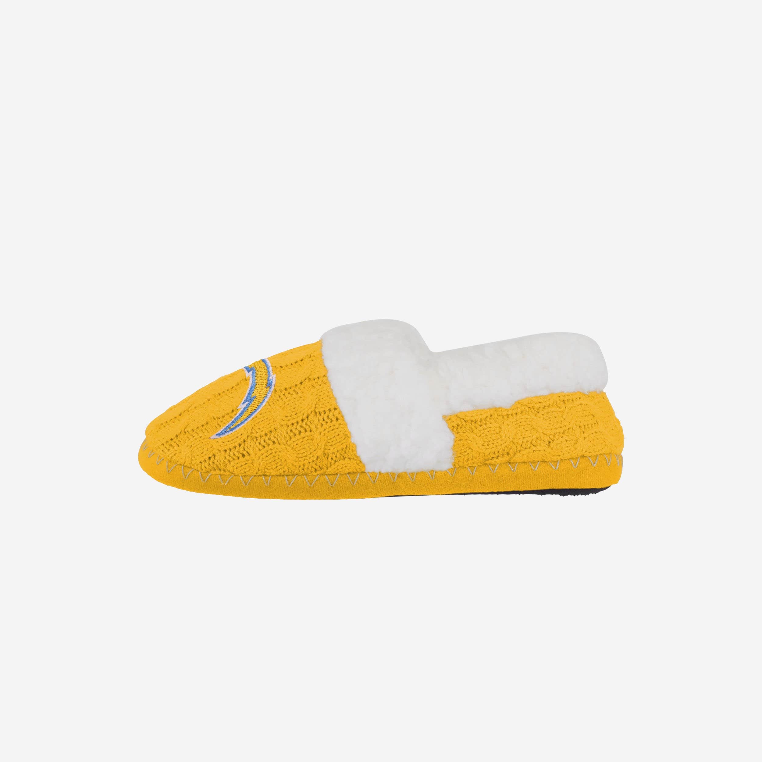 Gorgeous Los Angeles Chargers Women's Team Color Moccasin Slippers
